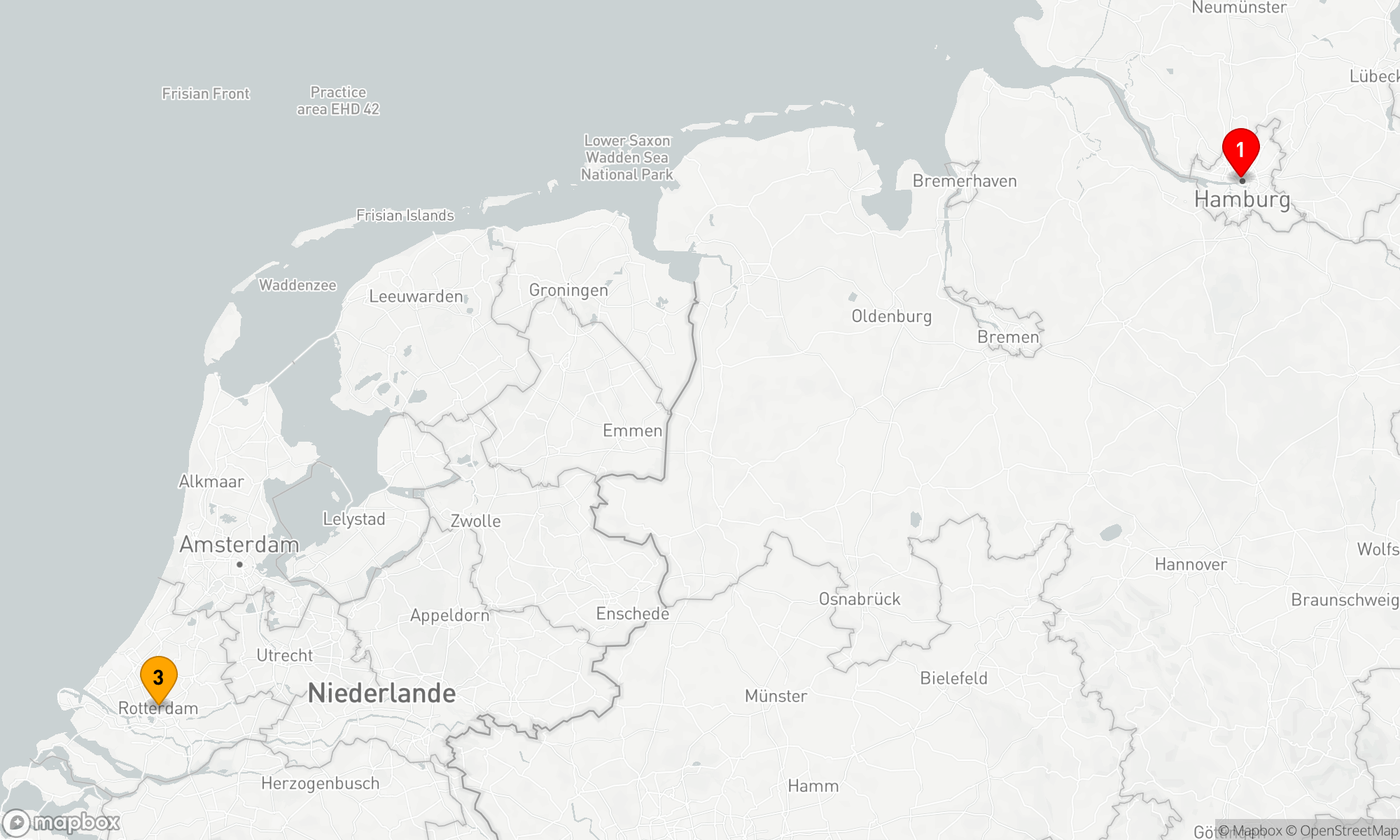 Route 2 Nächte - Hansestädte auf See: Zwischen Elbe und Maas