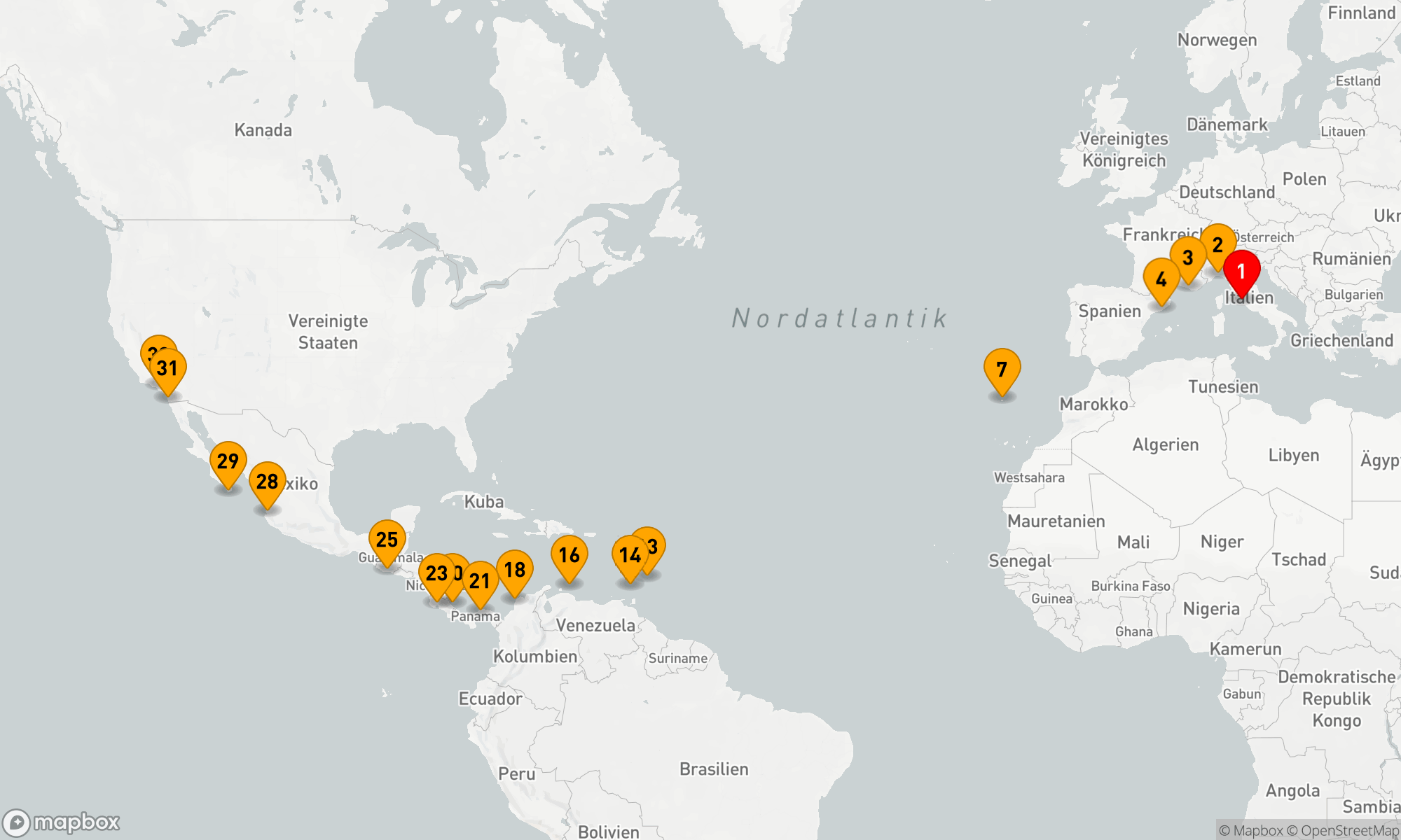 Route 33 Nächte - Von der Ewigen Stadt zu den Stränden Kaliforniens