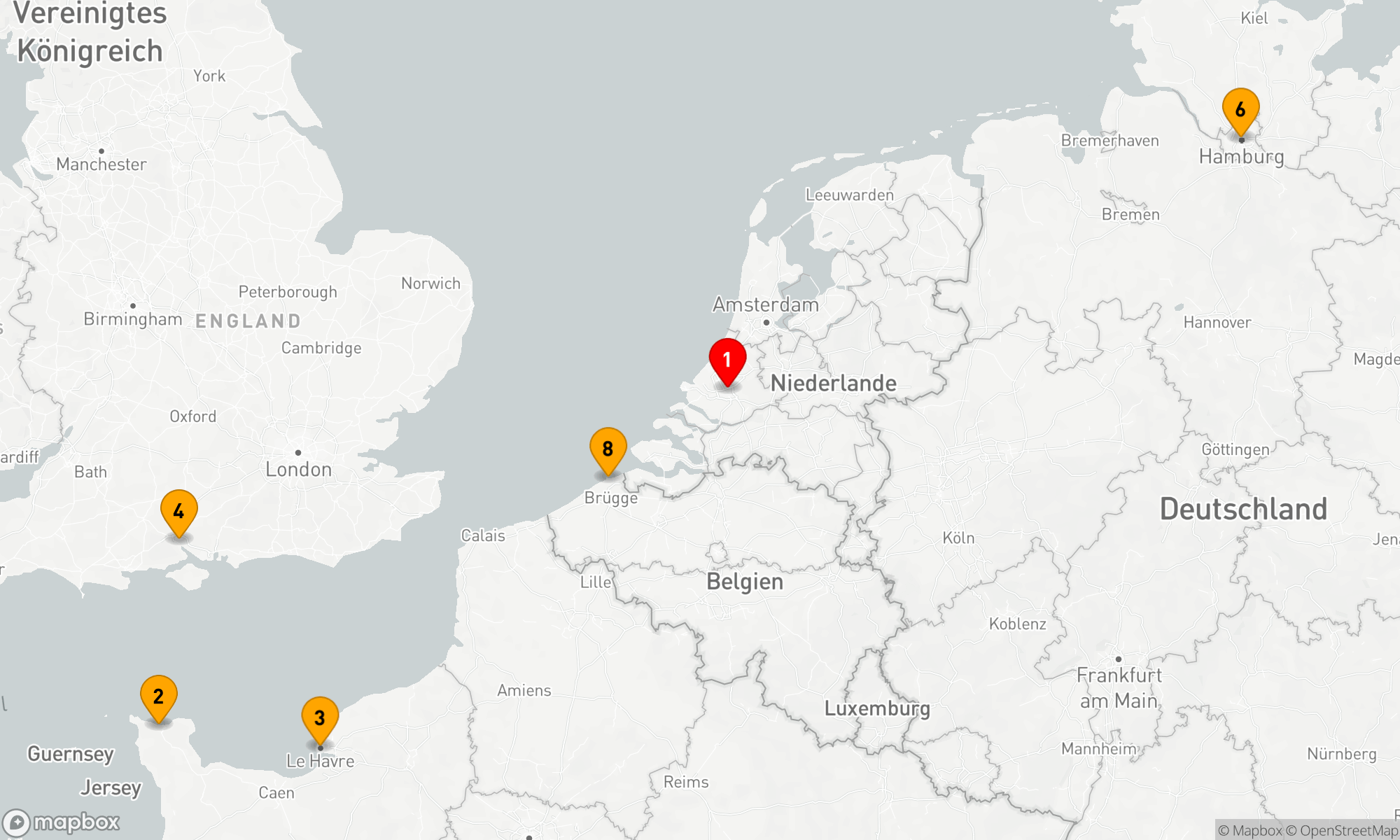 Route 8 Nächte - Nordsee-Entdeckungsreise: Küstenjuwelen und Städtezauber