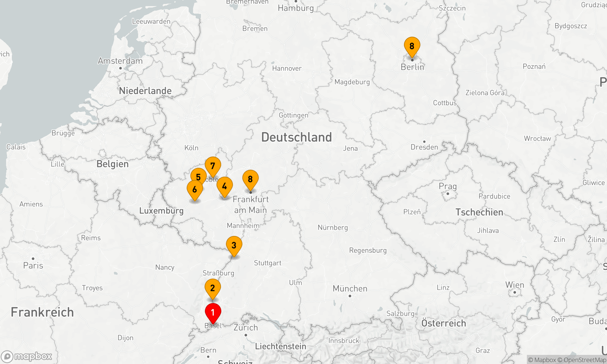 Route 10 Nächte - Schlösser & Weinberge an Rhein & Mosel mit Berlin