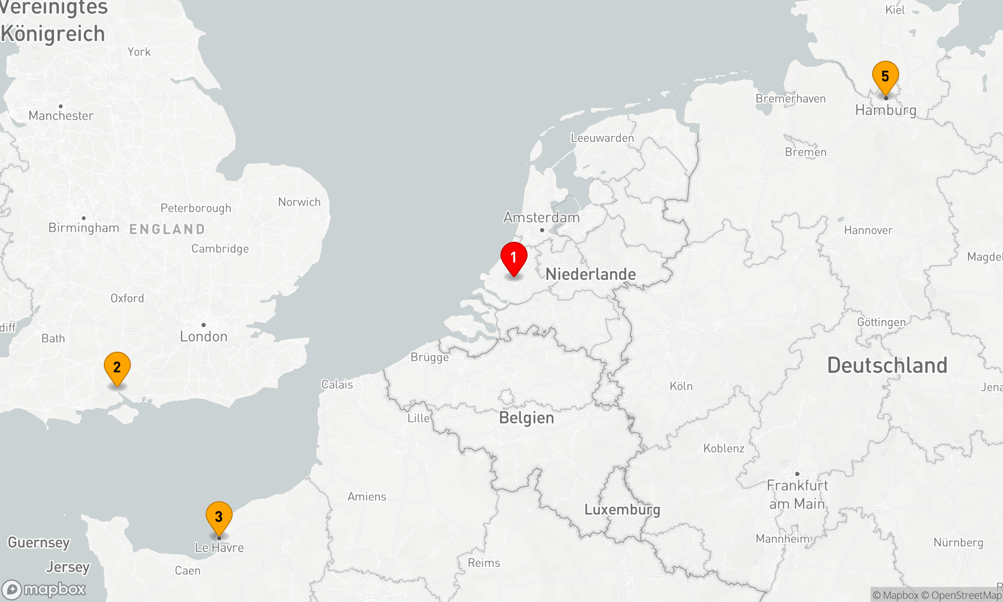 Route 6 Nächte - Europäische Küstenmetropolen Entdeckungstour