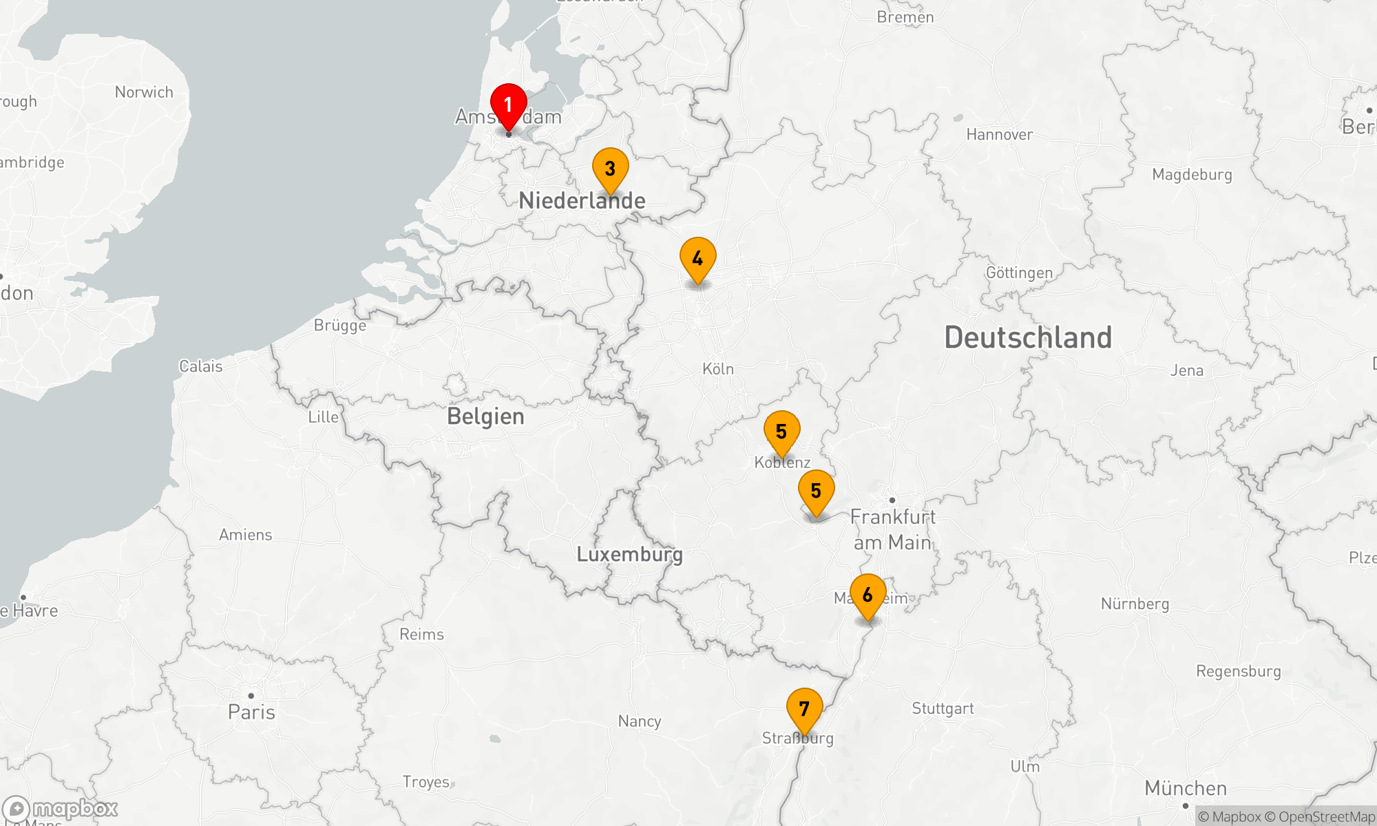 Route 7 Nächte - Rheinische Träume