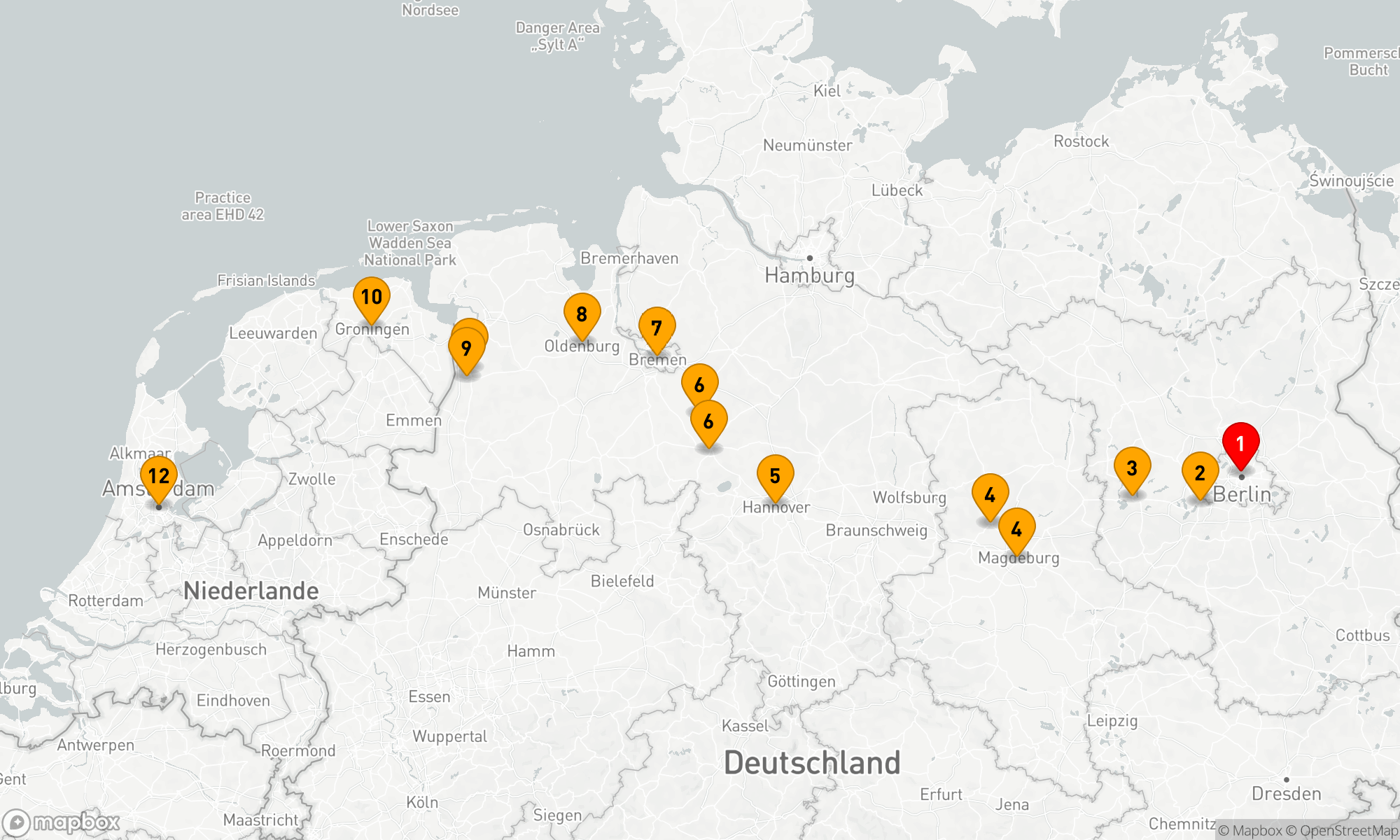 Route 12 Nächte - Europas Wasserwege