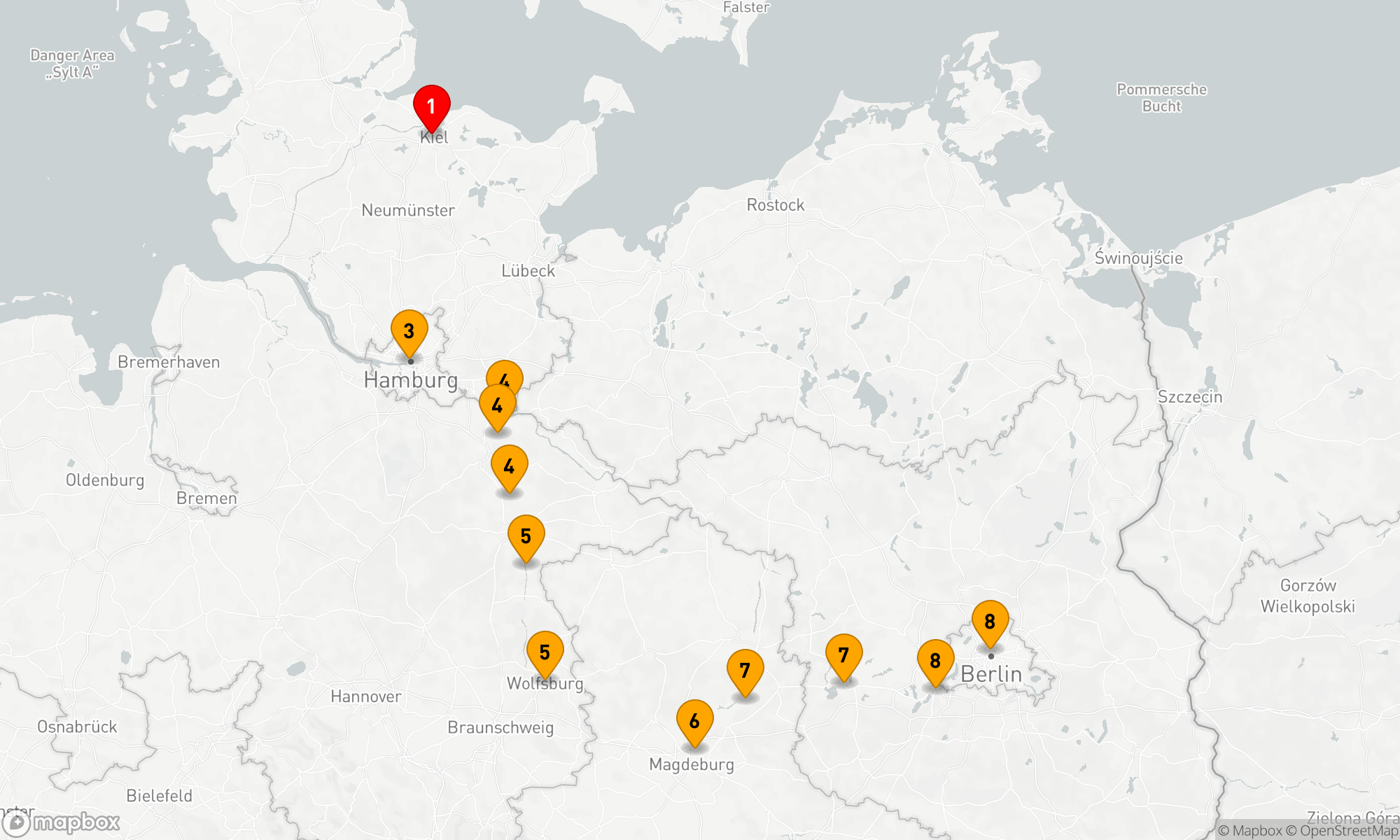 Route 8 Nächte - Zwischen Metropole und Küste