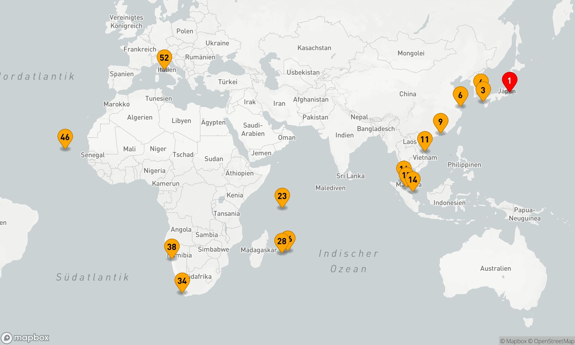 Route 51 Nächte - Von der Kirschenblüte zum Kolosseum