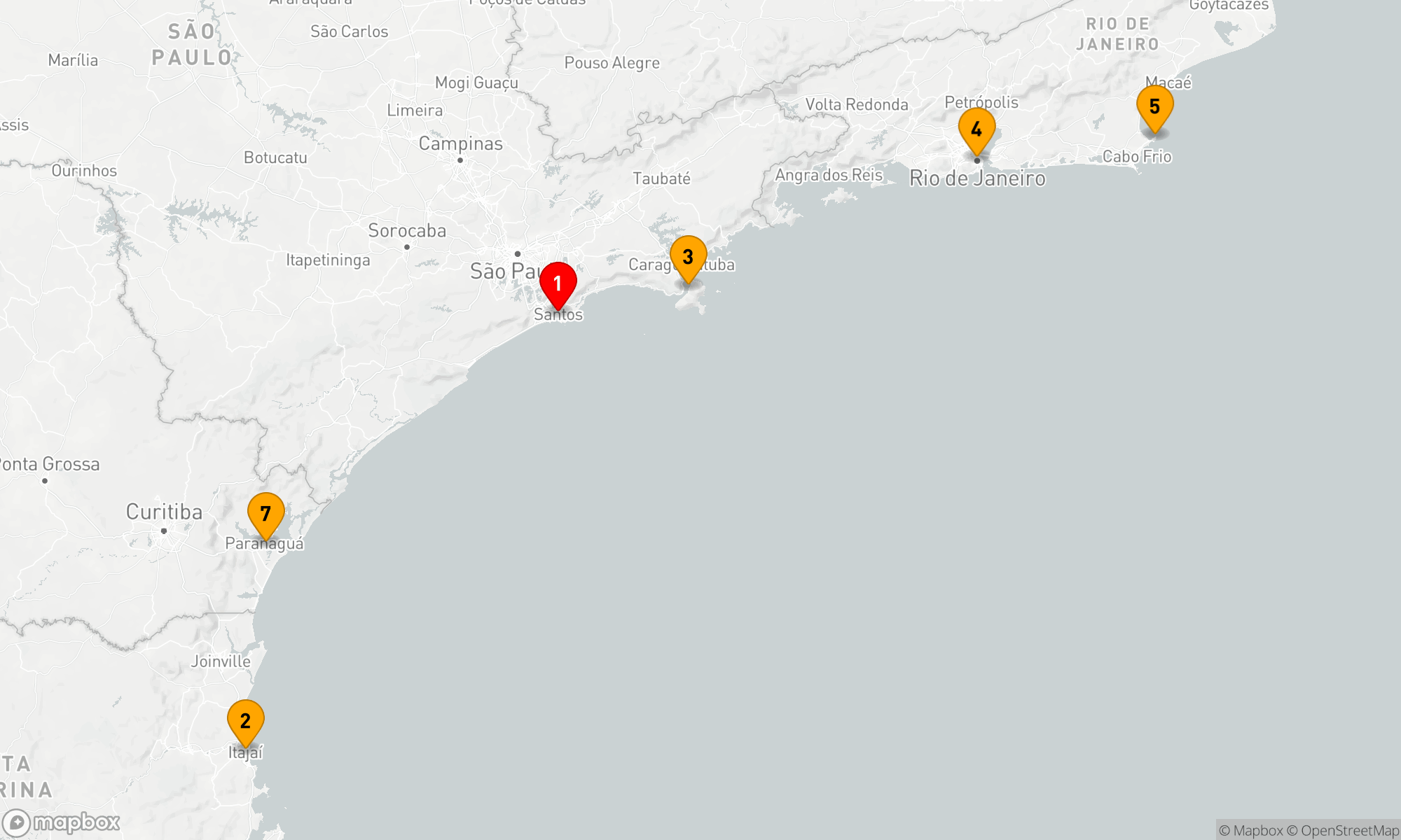 Route 6 Nächte - Küstenzauber Brasilien