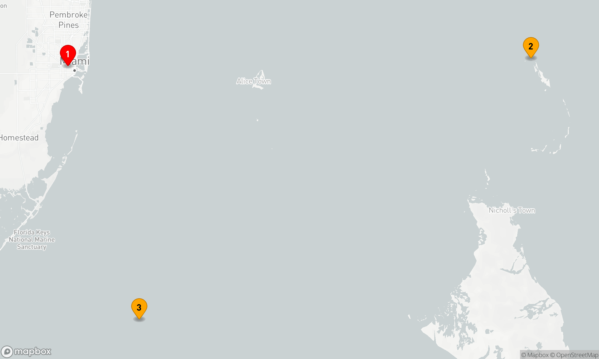 Route 4 Nächte - Karibikzauber der Bahamas