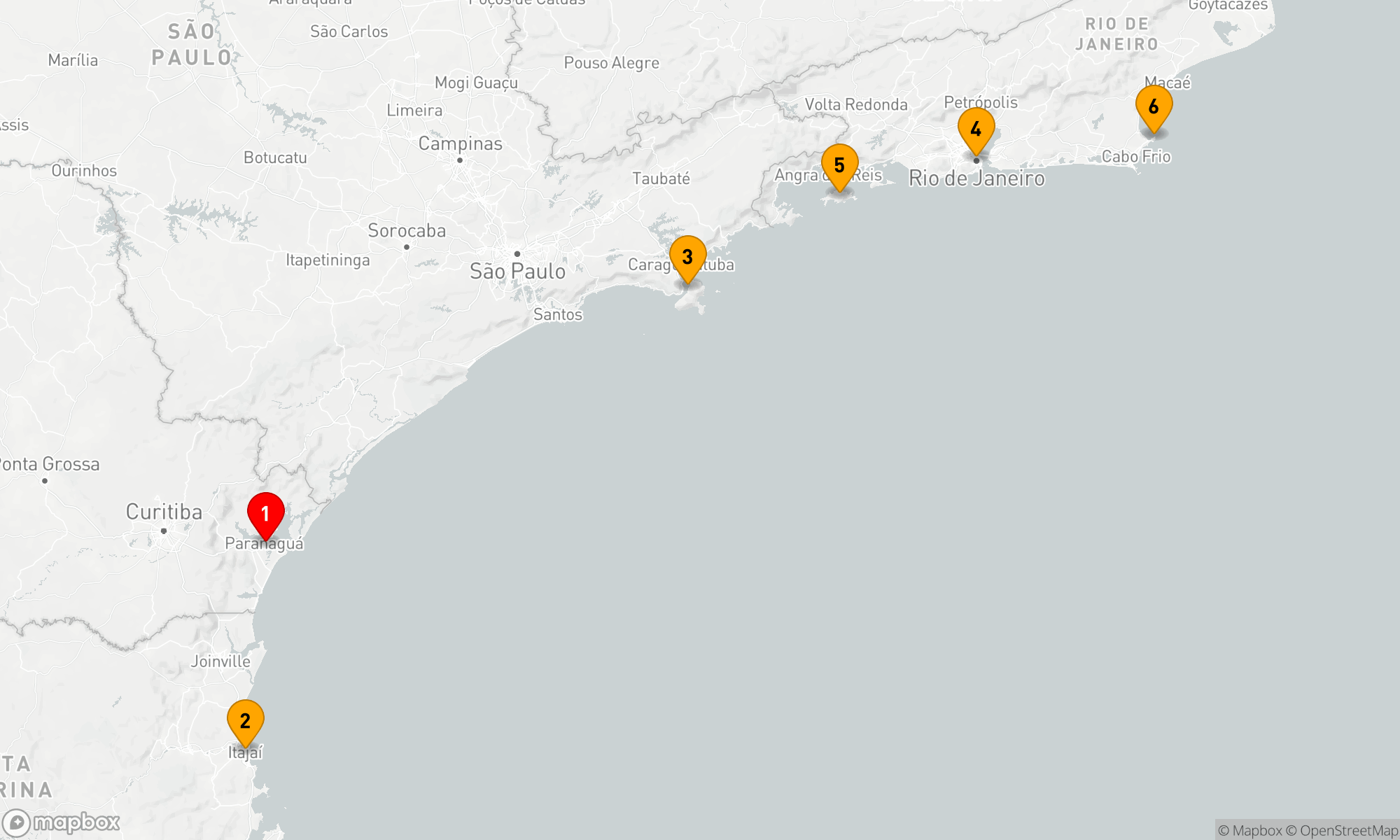 Route 7 Nächte - Entdeckungsreise der brasilianischen Paradiese
