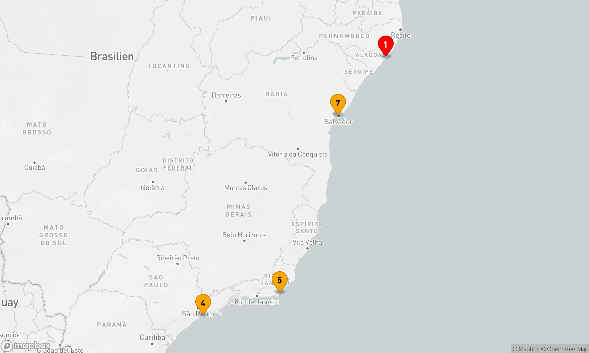 Route 7 Nächte - Perlen der Atlantikküste