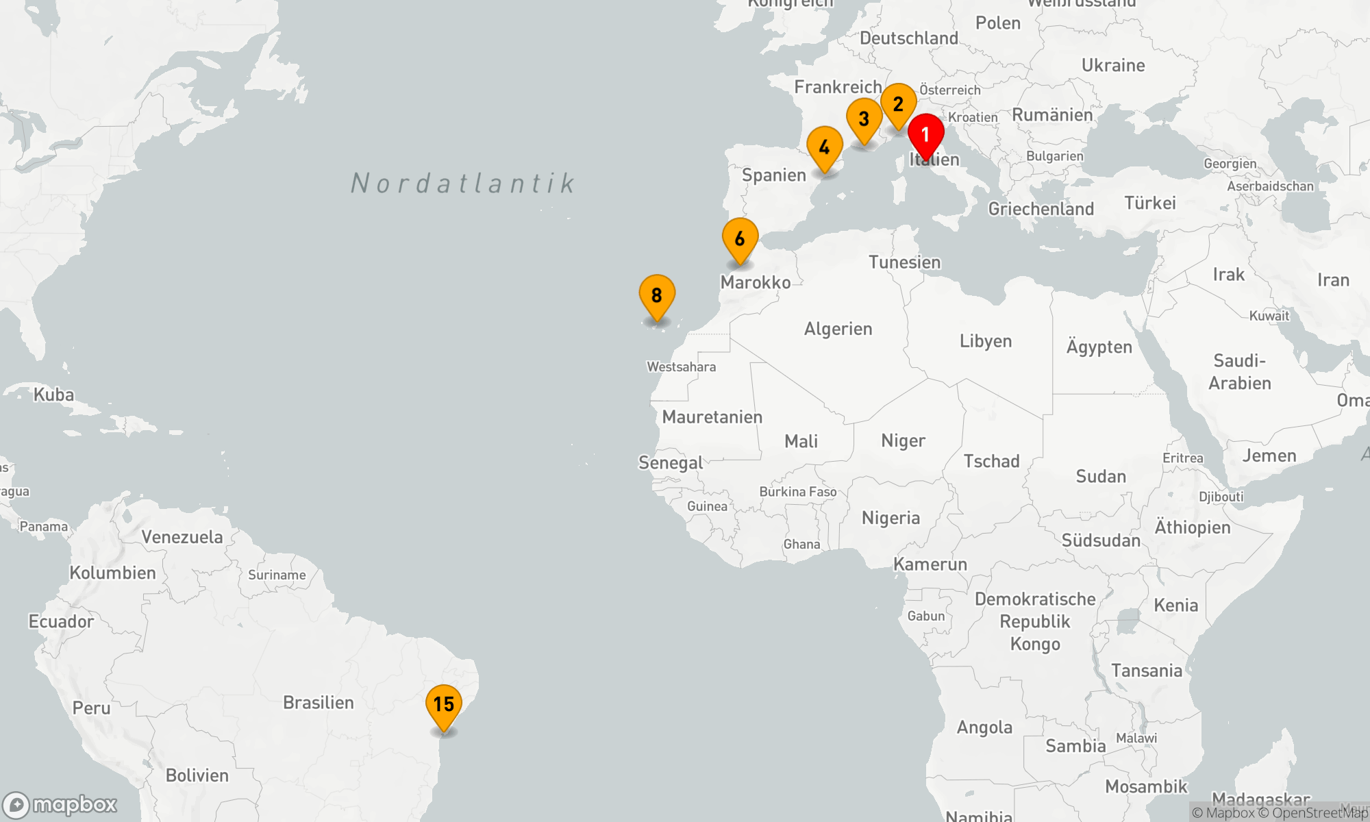 Route 14 Nächte - Von der Ewigen Stadt bis zum Tropischen Paradies: Eine Reise voller Kultur und Naturwunder