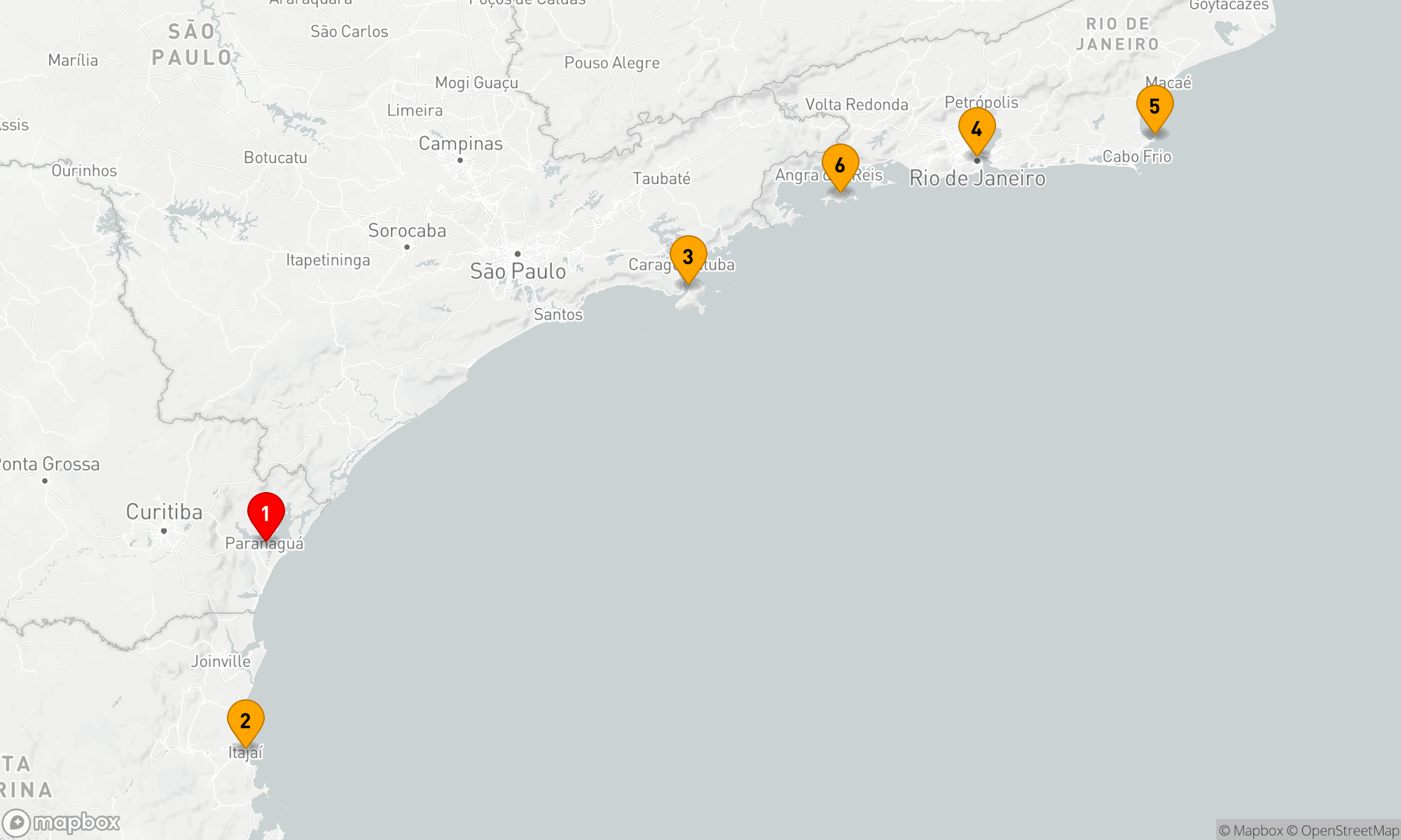 Route 7 Nächte - Brasilianische Küstenzaubererkundung
