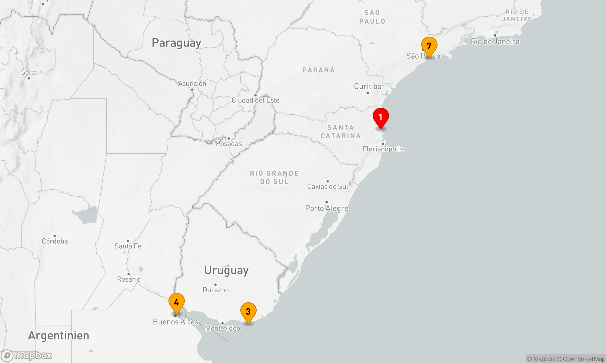 Route 7 Nächte - Südamerikanische Küstenträume mit MSC Cruises