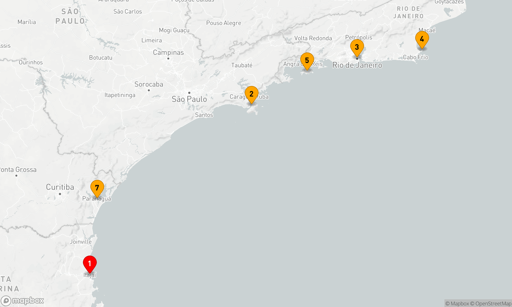 Route 7 Nächte - Brasilianische Küstenzauber-Reise