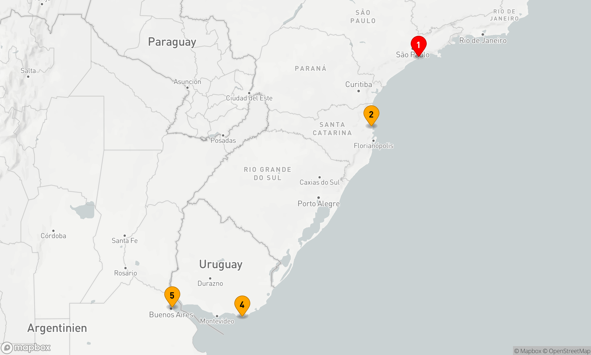 Route 7 Nächte - Kreuzfahrt der Glanzlichter Südamerikas