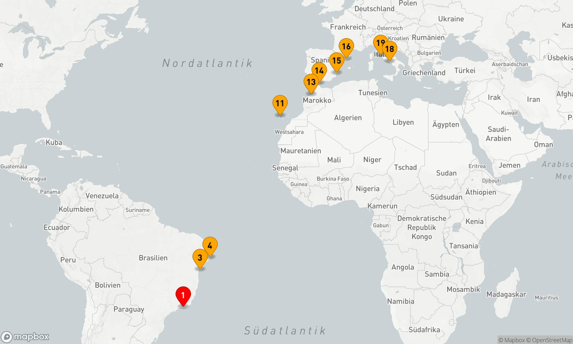 Route 18 Nächte - Von Samba zu den Sehnsuchtsorten des Mittelmeers