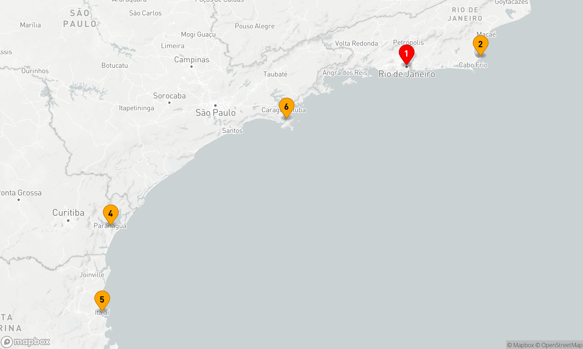 Route 6 Nächte - Entdeckungsreise der Atlantikküste Brasiliens