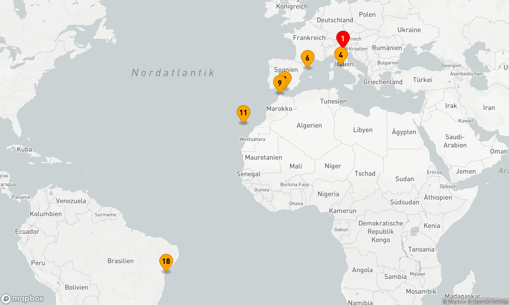 Route 17 Nächte - Mediterranes Abenteuer bis nach Bahia
