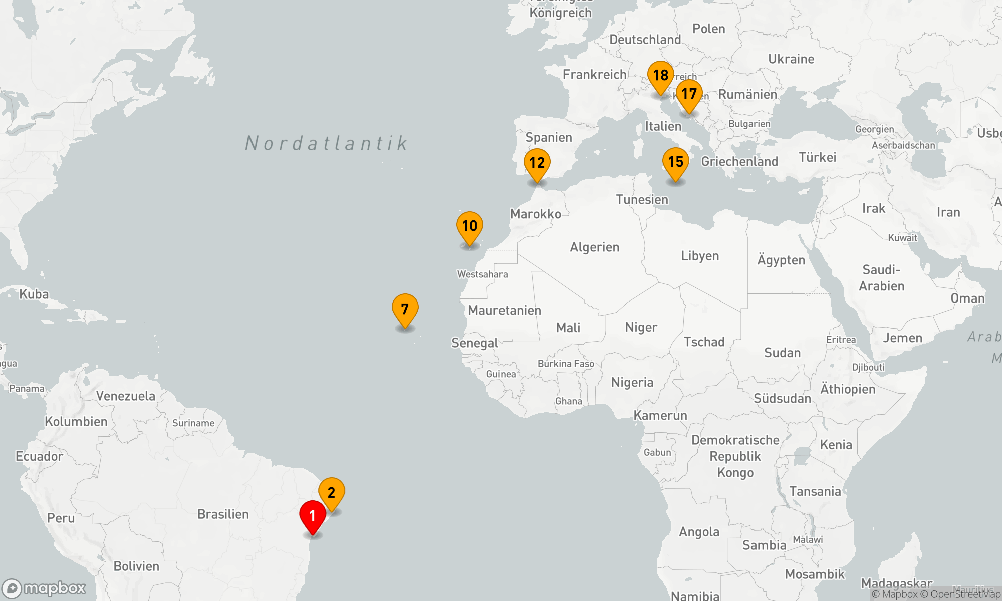 Route 17 Nächte - Von Bahia ins Herz des Mittelmeers