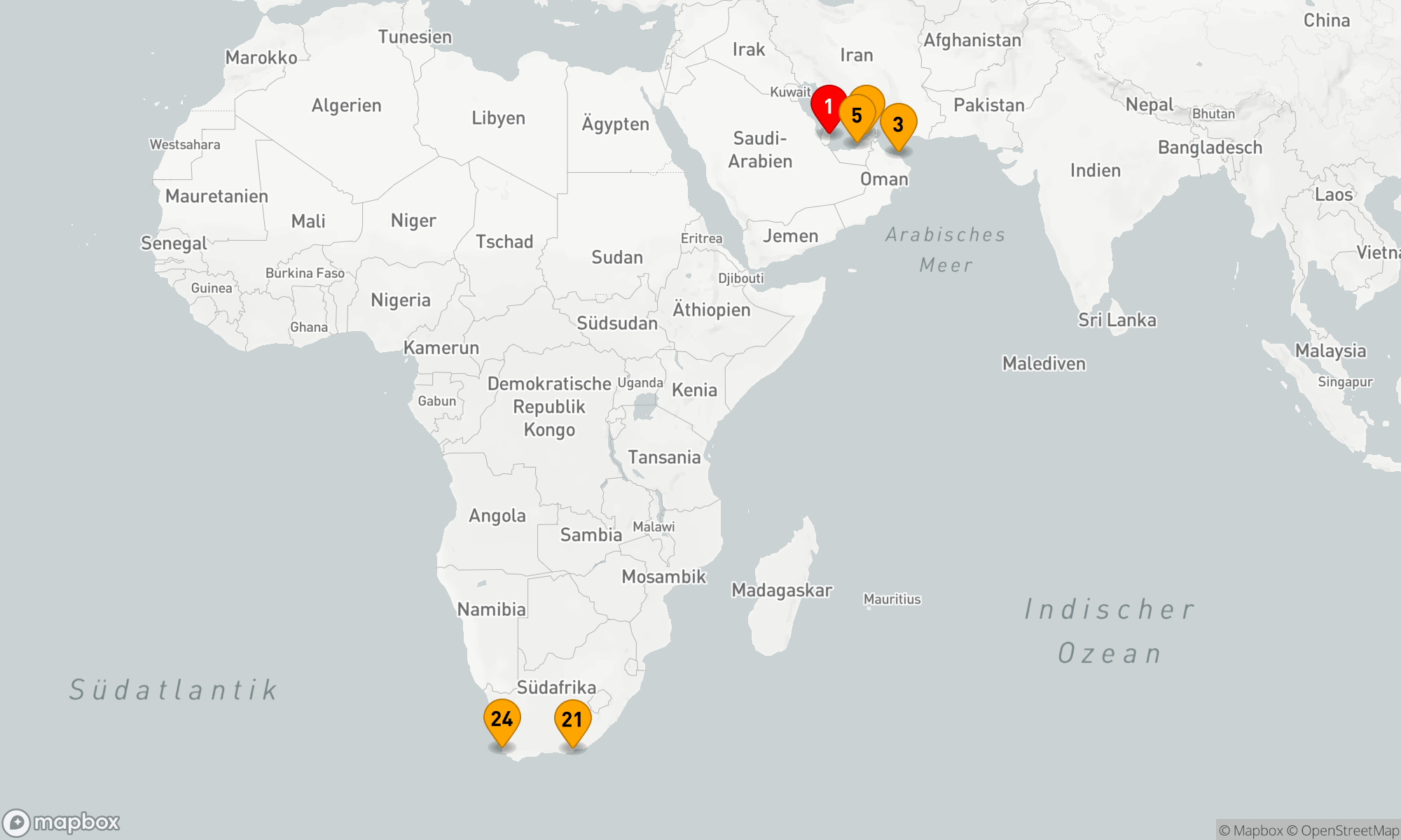 Route 25 Nächte - Auszeit zwischen den Kontinenten
