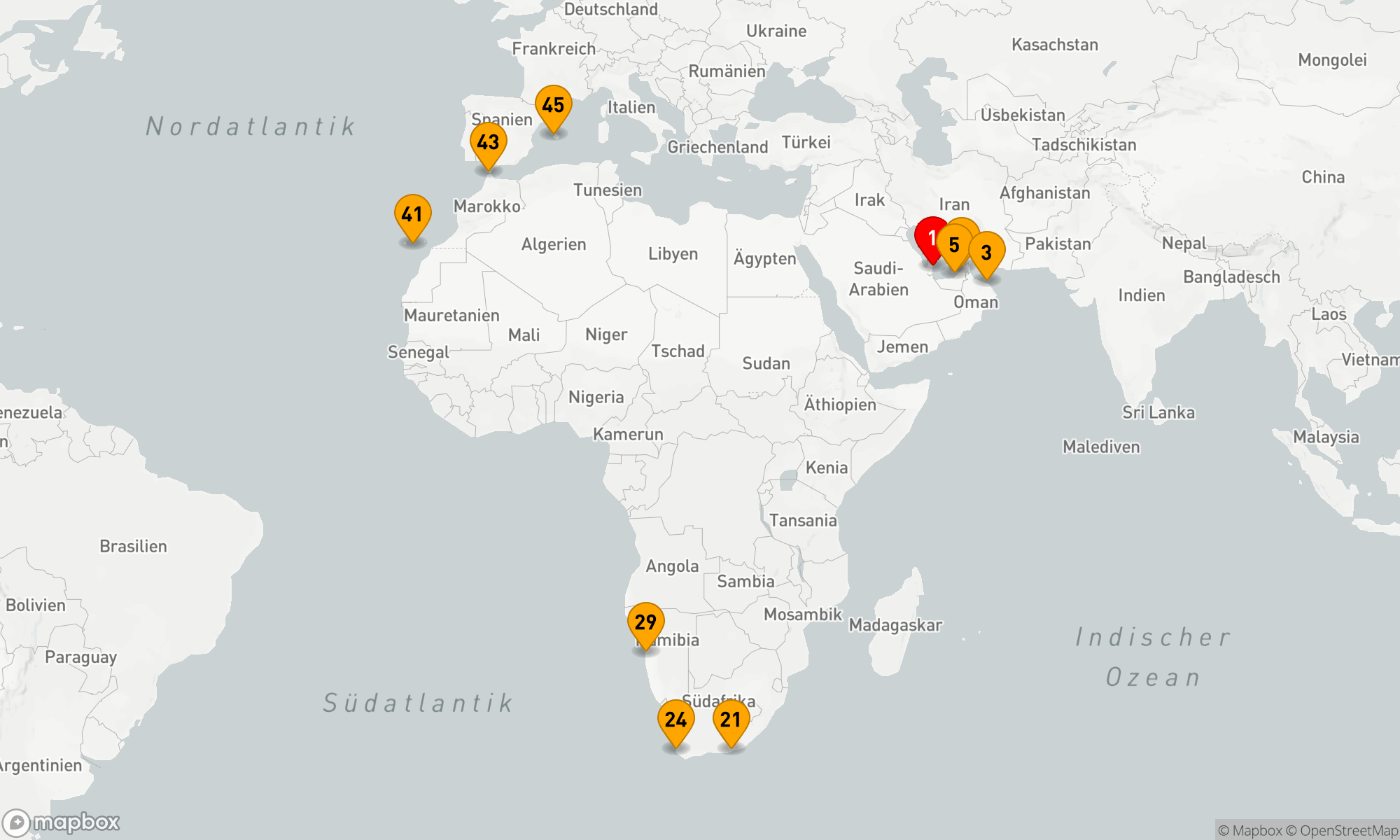 Route 44 Nächte - Weltentdecker-Route
