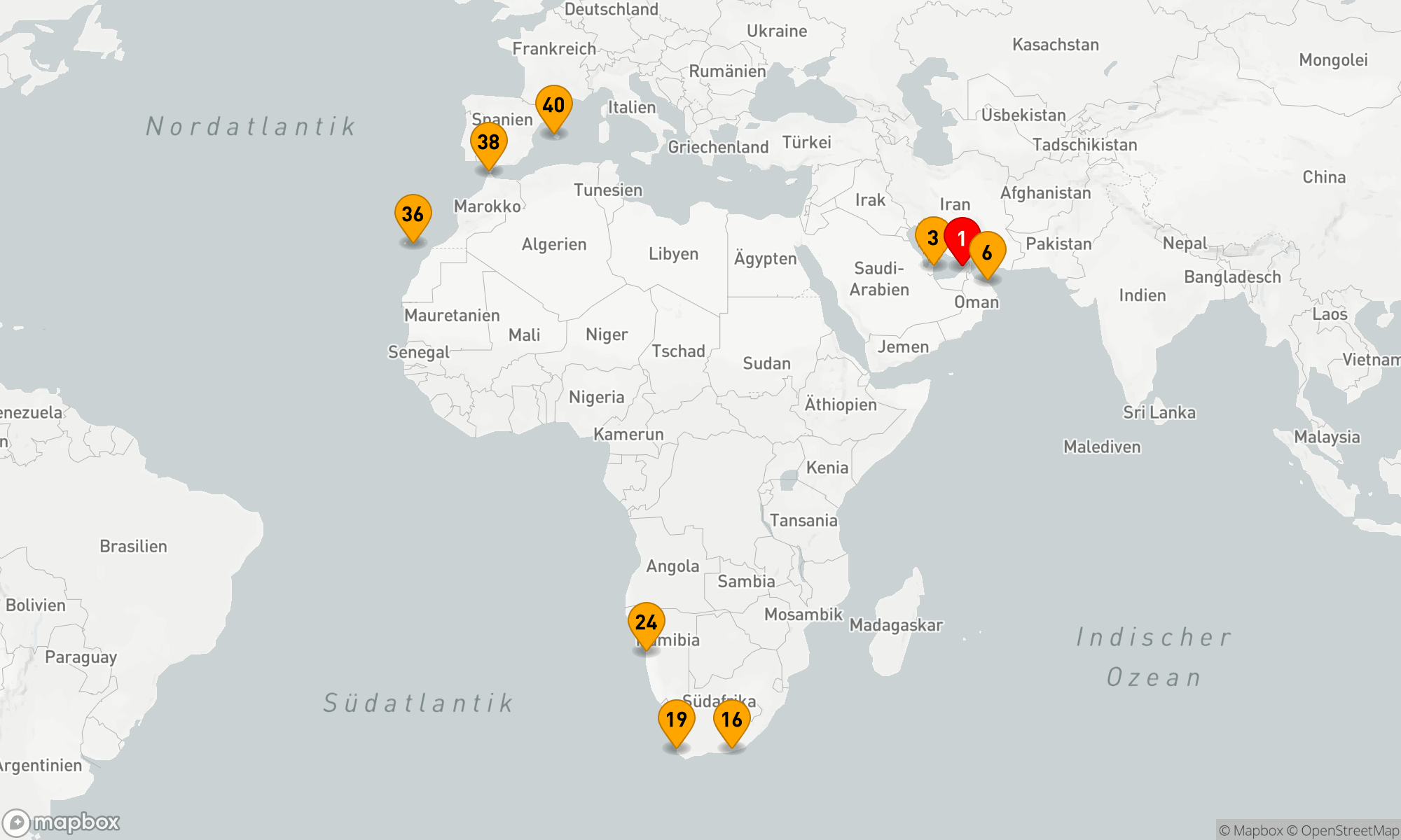 Route 39 Nächte - Weltentdecker-Route