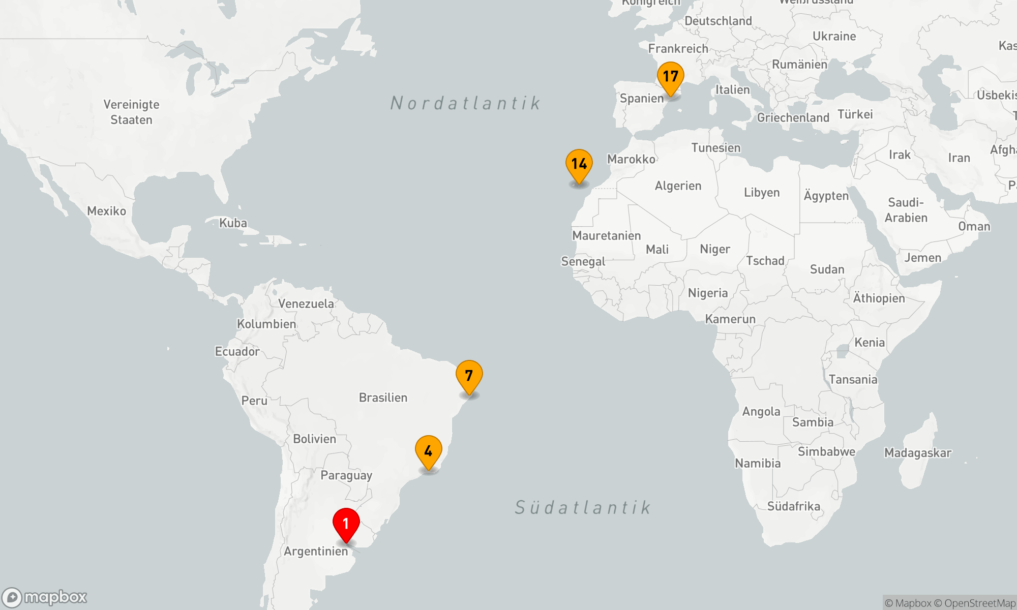 Route 16 Nächte - Von den Küsten Südamerikas bis zu den Kanaren: Ein Atlantisches Abenteuer
