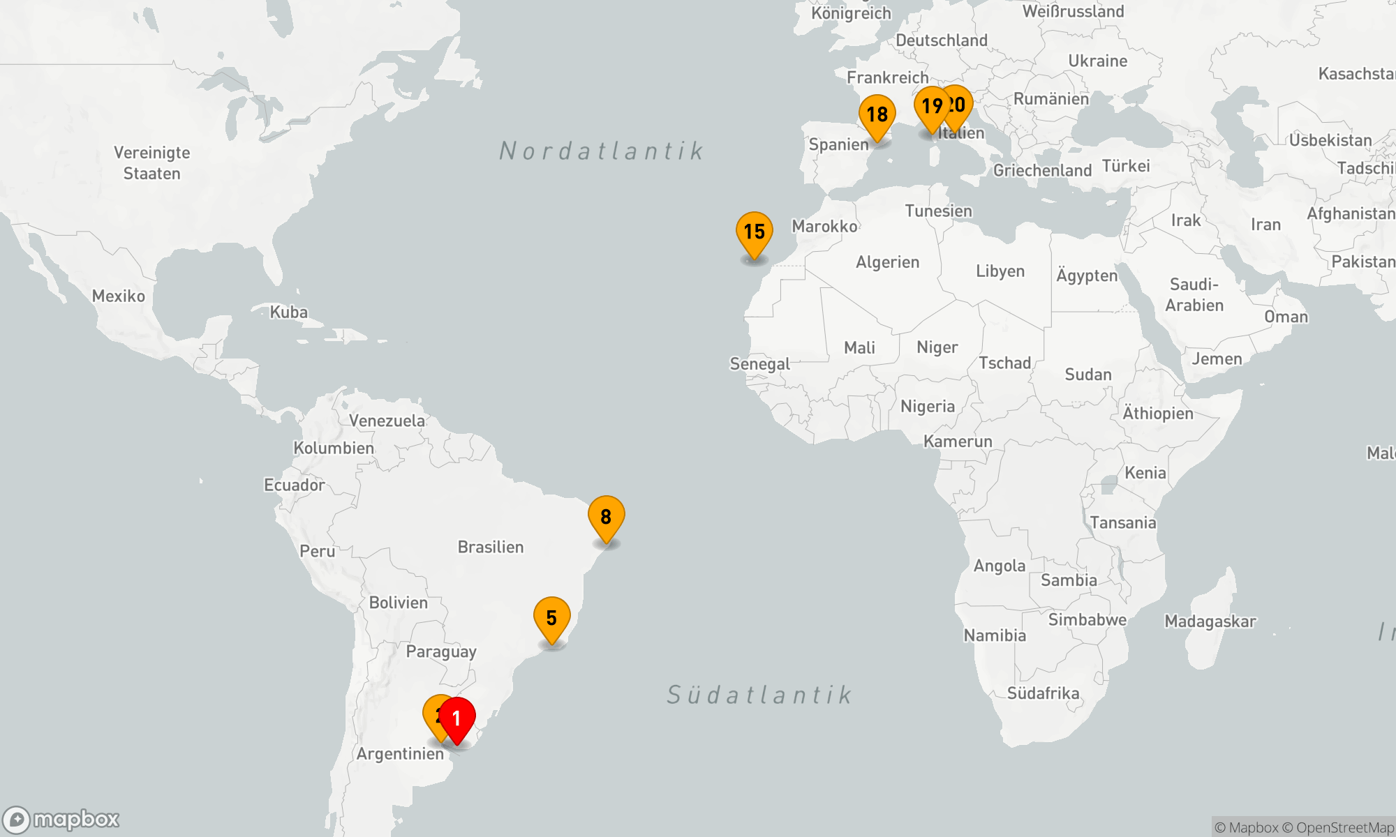 Route 19 Nächte - Von Südamerika zu den Mittelmeerperlen: Eine unvergessliche Reise mit der MSC Splendida