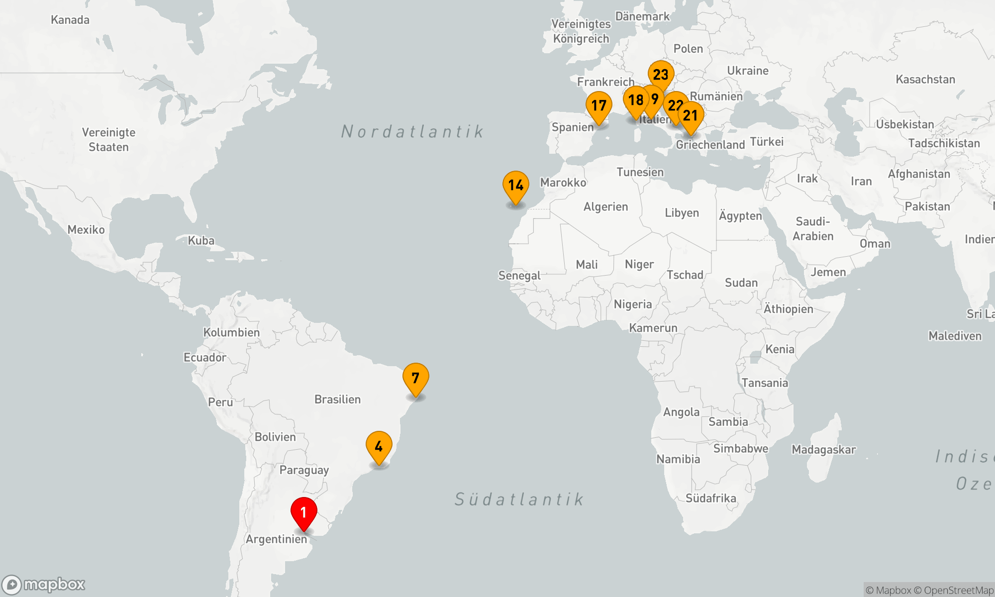 Route 22 Nächte - Von Tango zu Trüffeln: Ein mediterranes Abenteuer