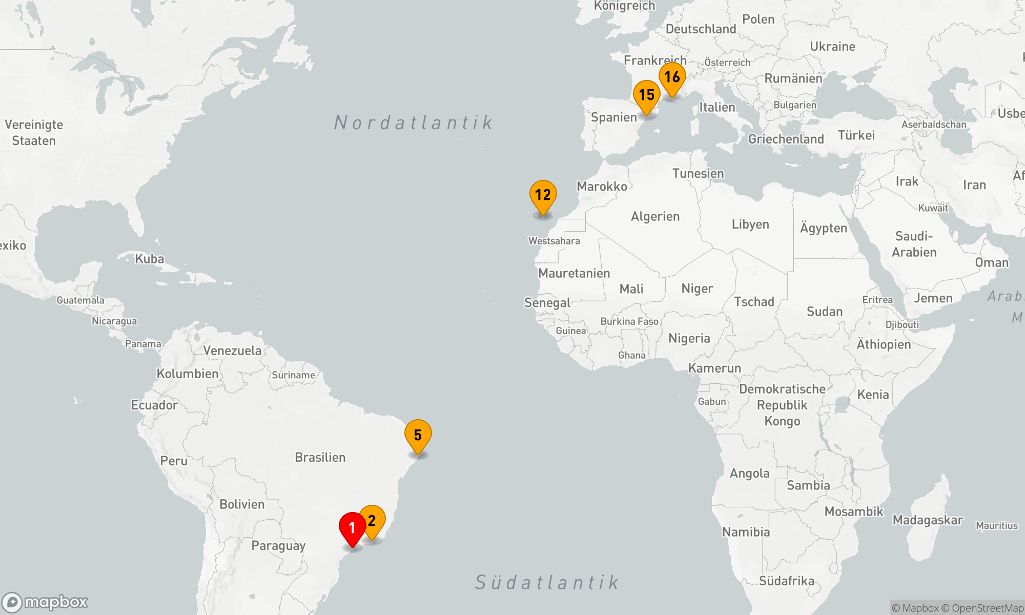 Route 15 Nächte - Von Samba zu Mediterranem Zauber