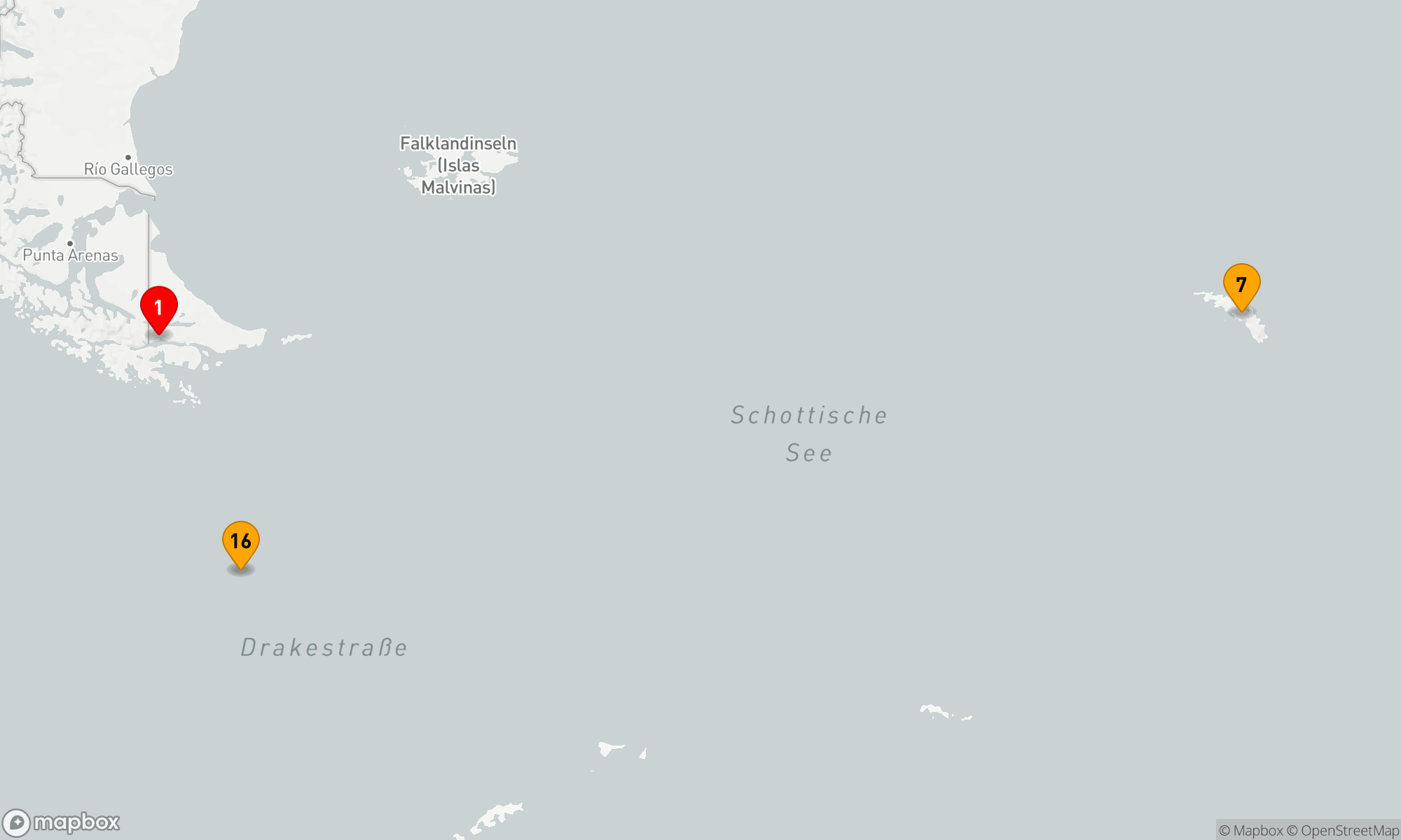 Route 17 Nächte - Südgeorgien und Antarktische Halbinsel: Pinguin-Safari