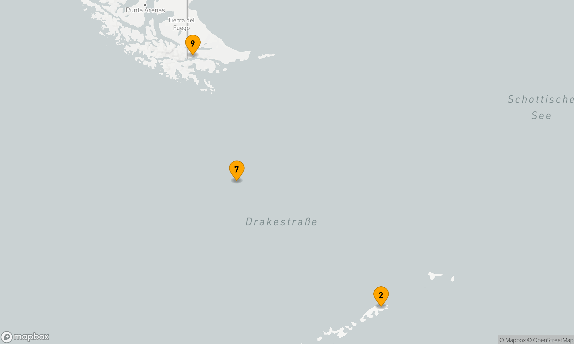 Route 8 Nächte - Antarktis-Express: Nach Süden fliegen,  nach Norden segeln