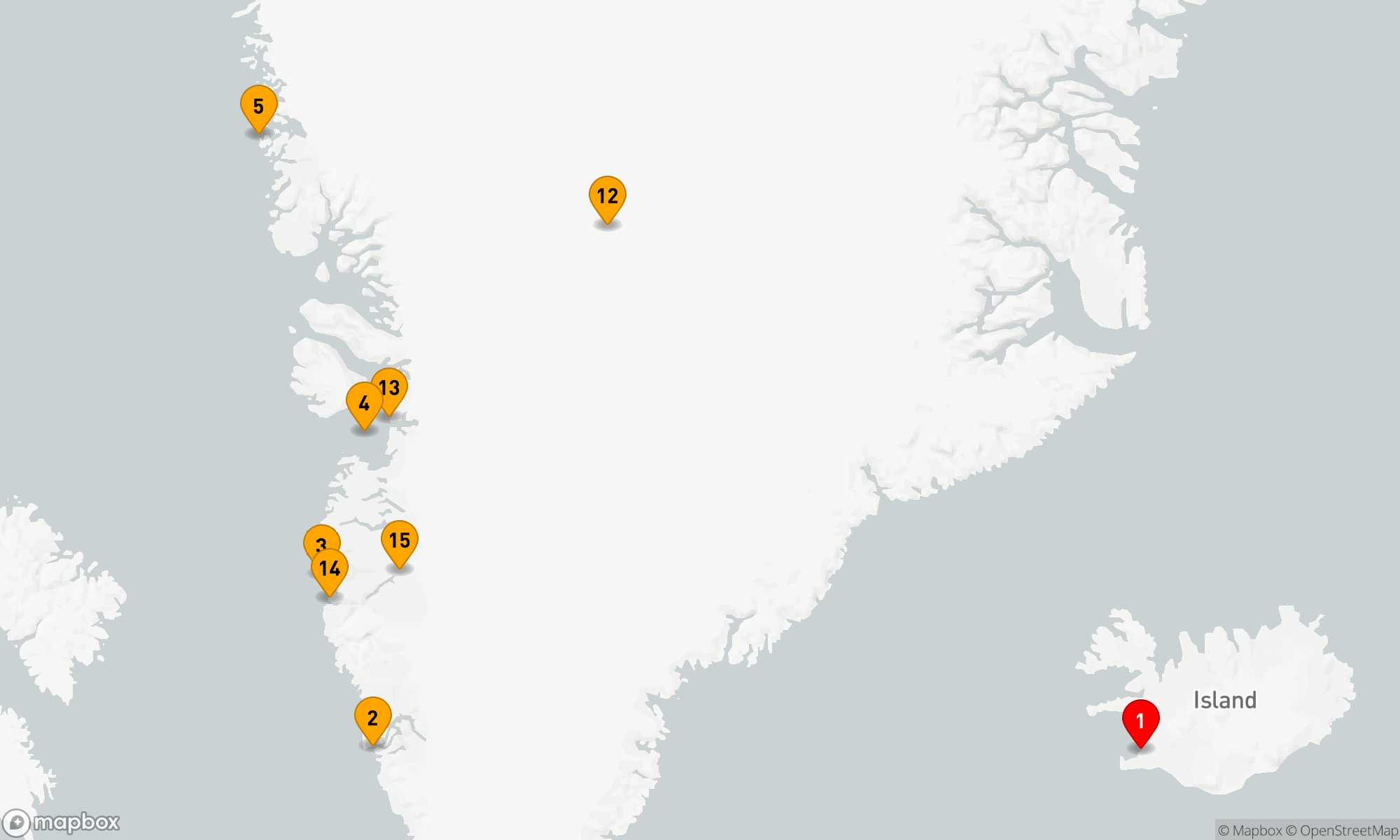 Route 15 Nächte - Westgrönland: Erkundung des hohen Nordens