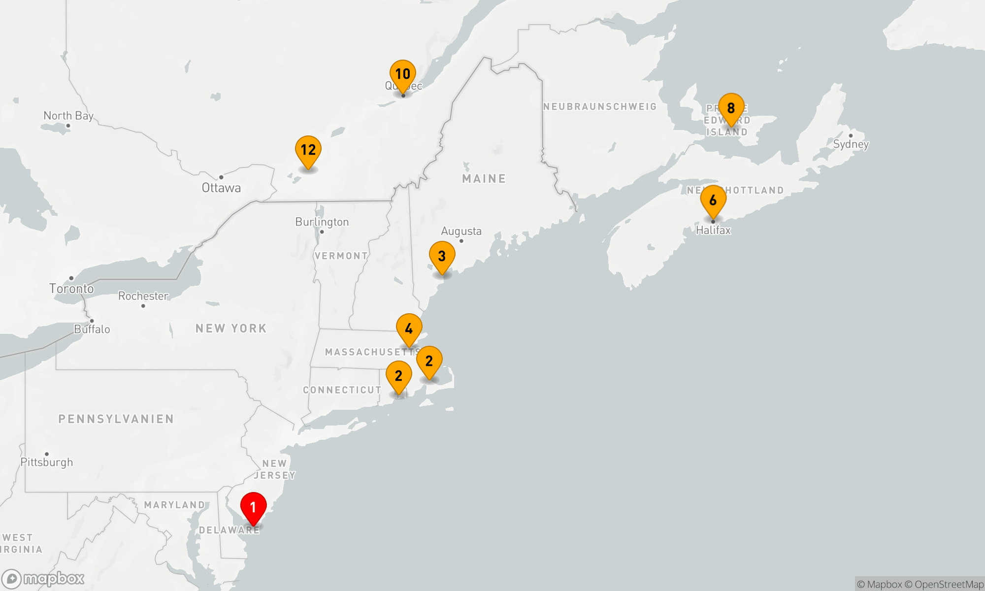 Route 11 Nächte - Kulturelle Schätze & Küstenglanz Nordamerikas