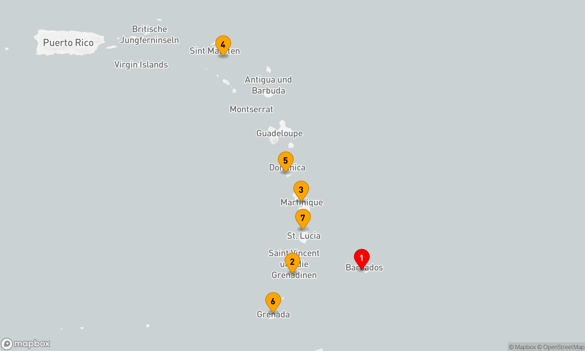 Route 7 Nächte - Karibische Eleganz und Entdeckung