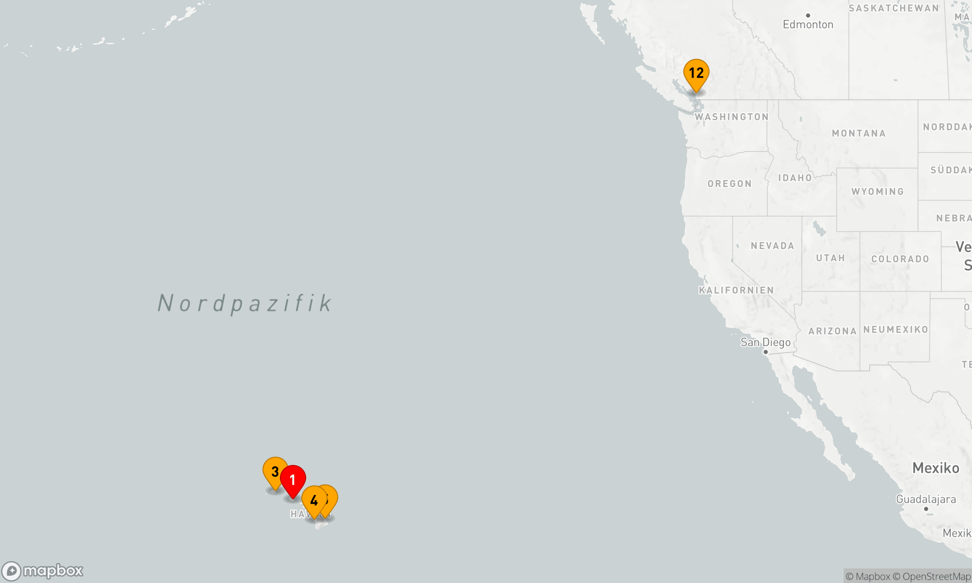 Route 11 Nächte - Pazifikzauber: Von den Inseln zum Festland