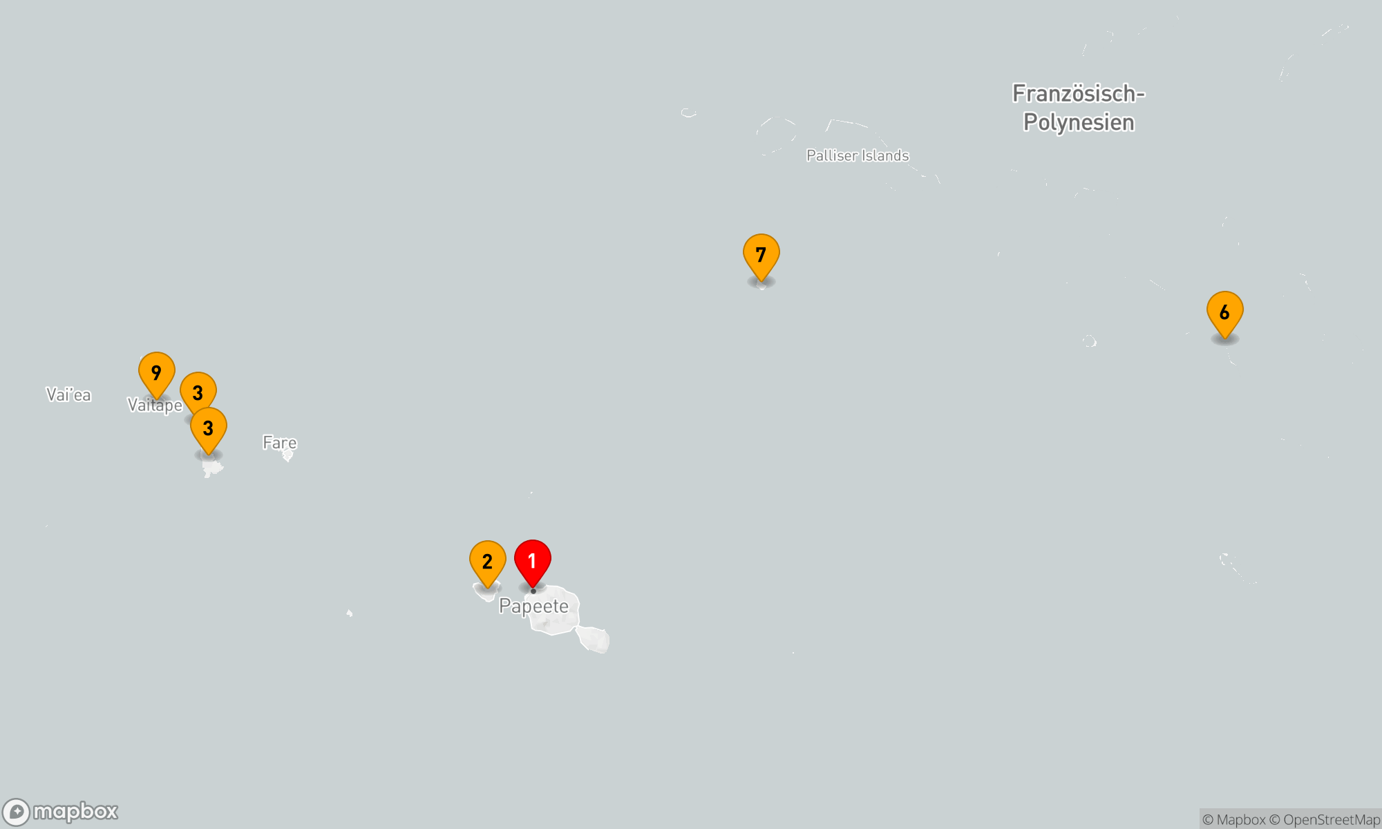 Route 10 Nächte - Zauberhafte Inseln des Südpazifiks