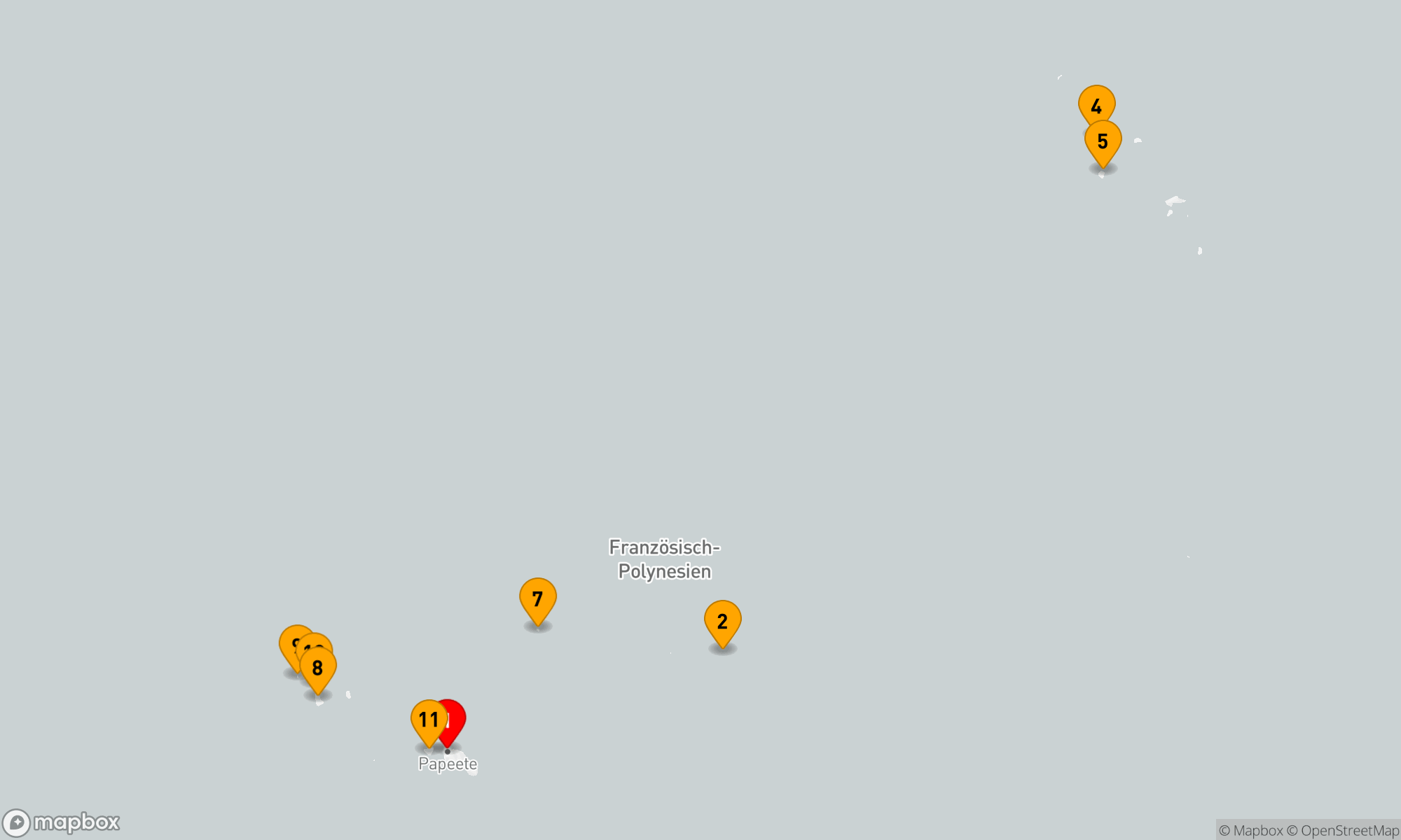 Route 11 Nächte - Magische Polynesien-Entdeckungsreise