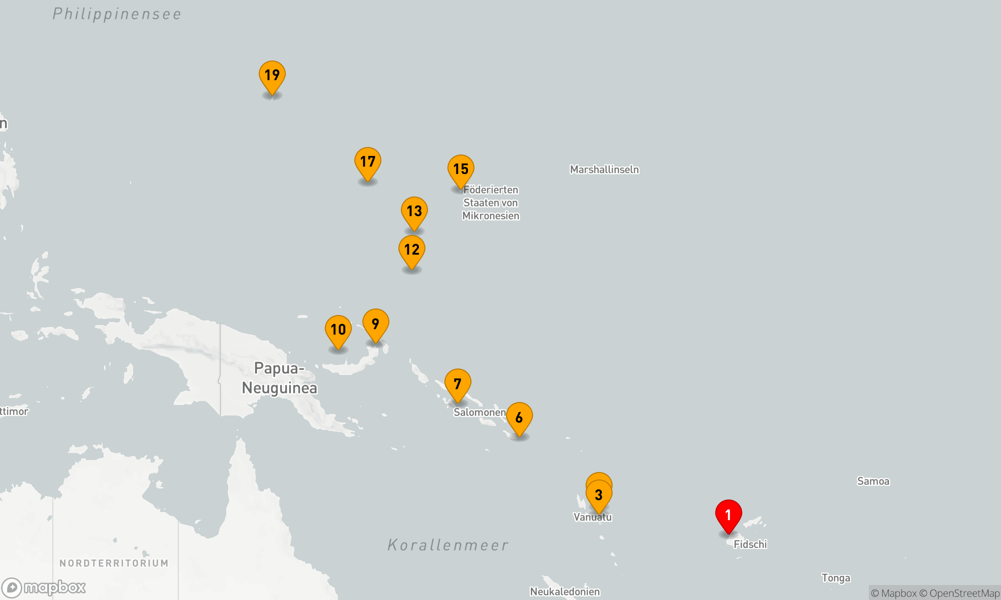 Route 18 Nächte - Entdeckungsreise durch den Südpazifik: Von Fidschi bis Guam