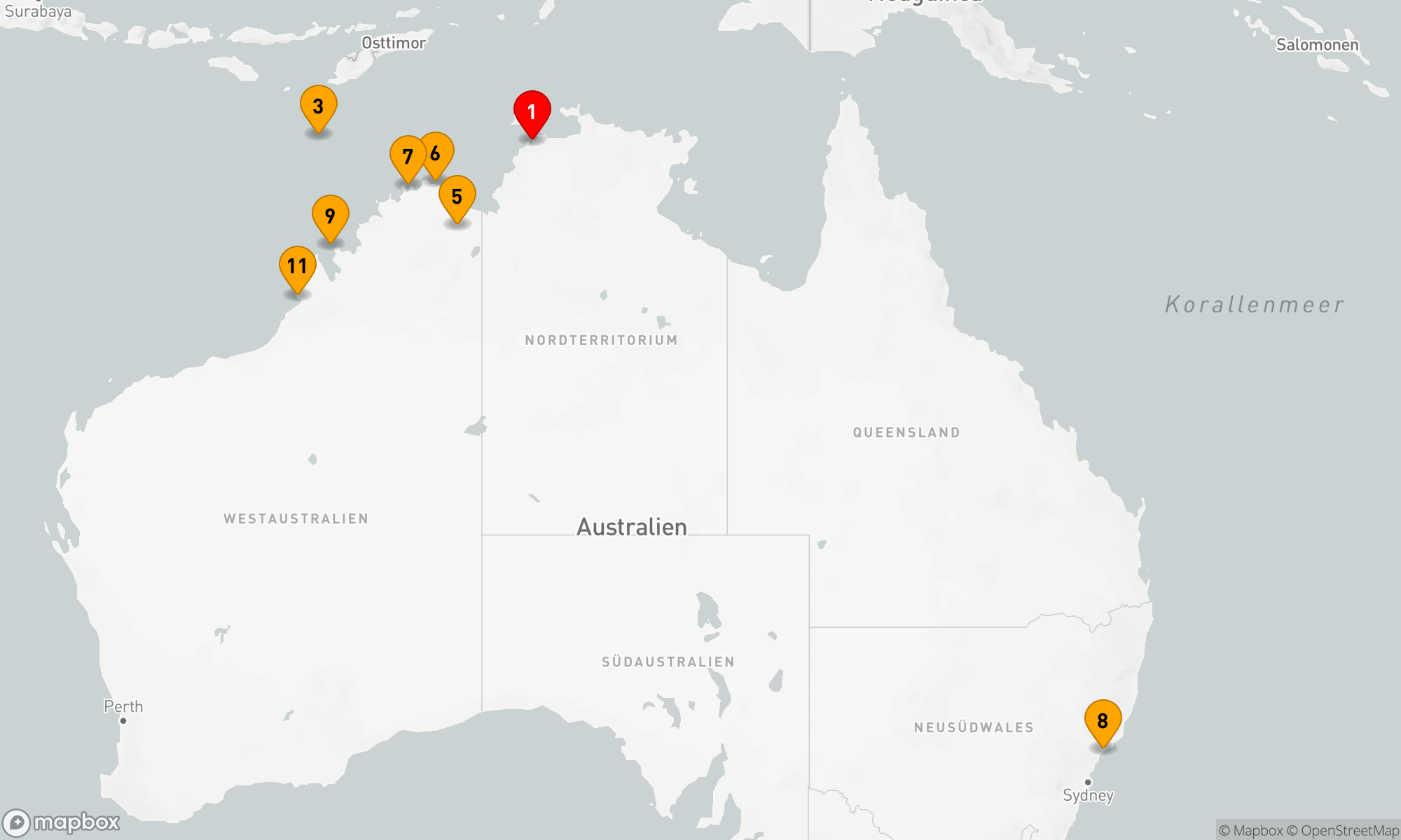 Route 10 Nächte - Abenteuer entlang der Kimberley-Küste