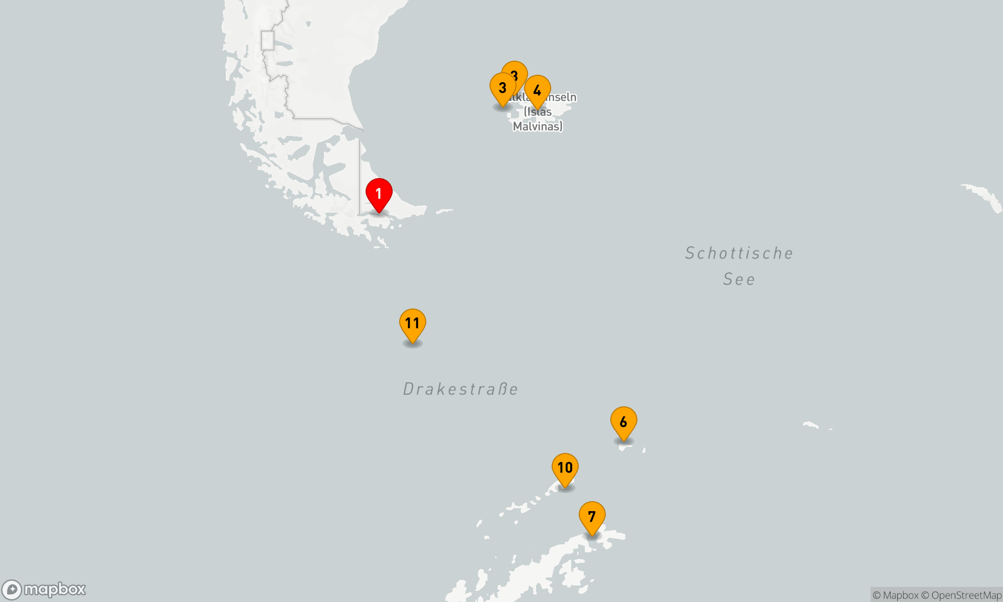 Route 12 Nächte - Expedition durch das Herz der Antarktis