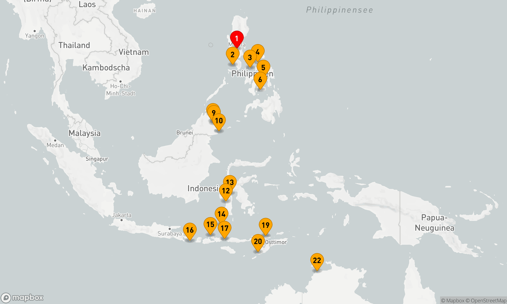 Route 21 Nächte - Abenteuer im Reich der Inseln