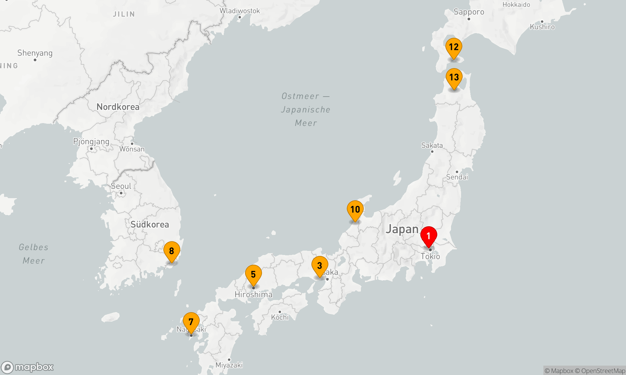 Route 14 Nächte - Glanzlichter des Fernen Ostens