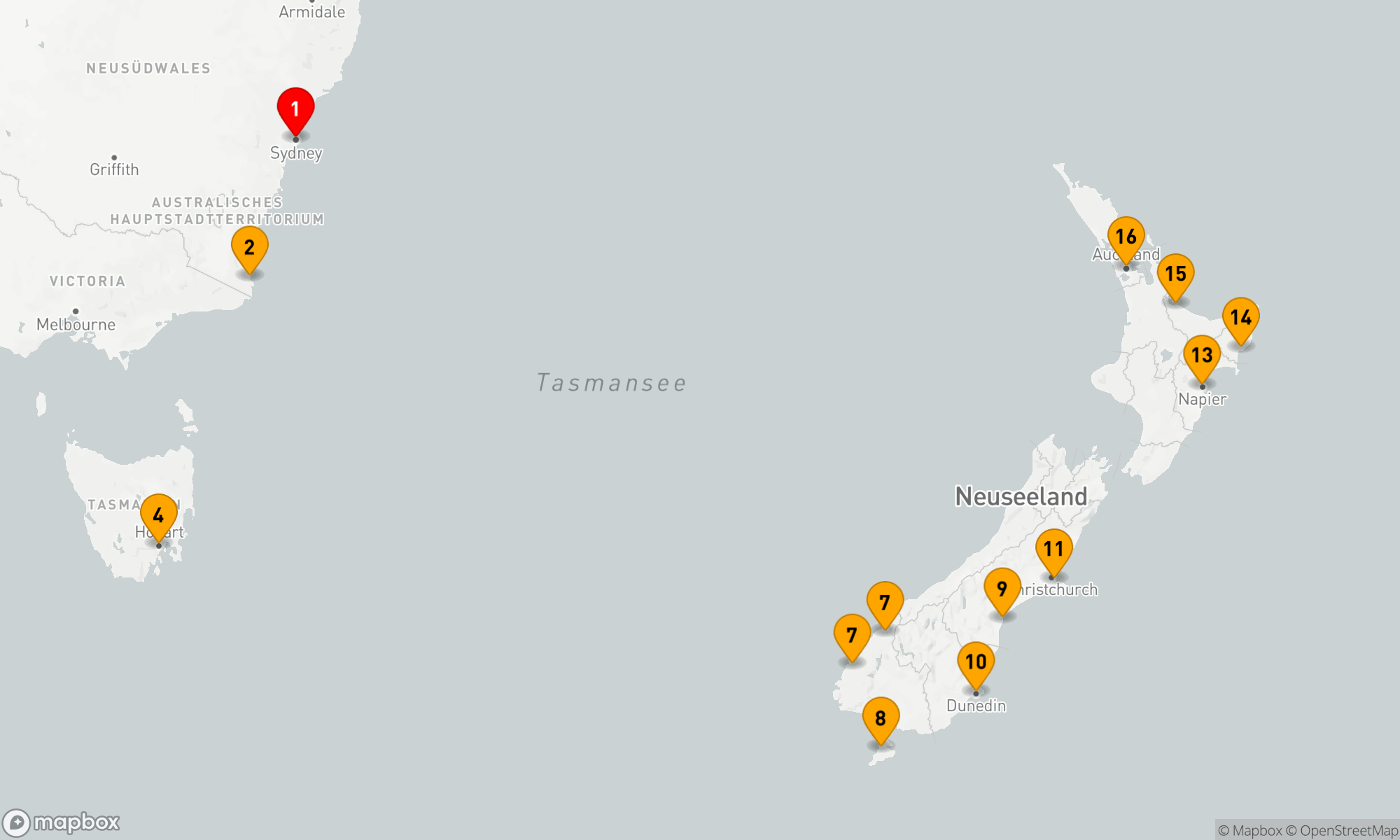 Route 15 Nächte - Zauberhafte Entdeckungen Down Under