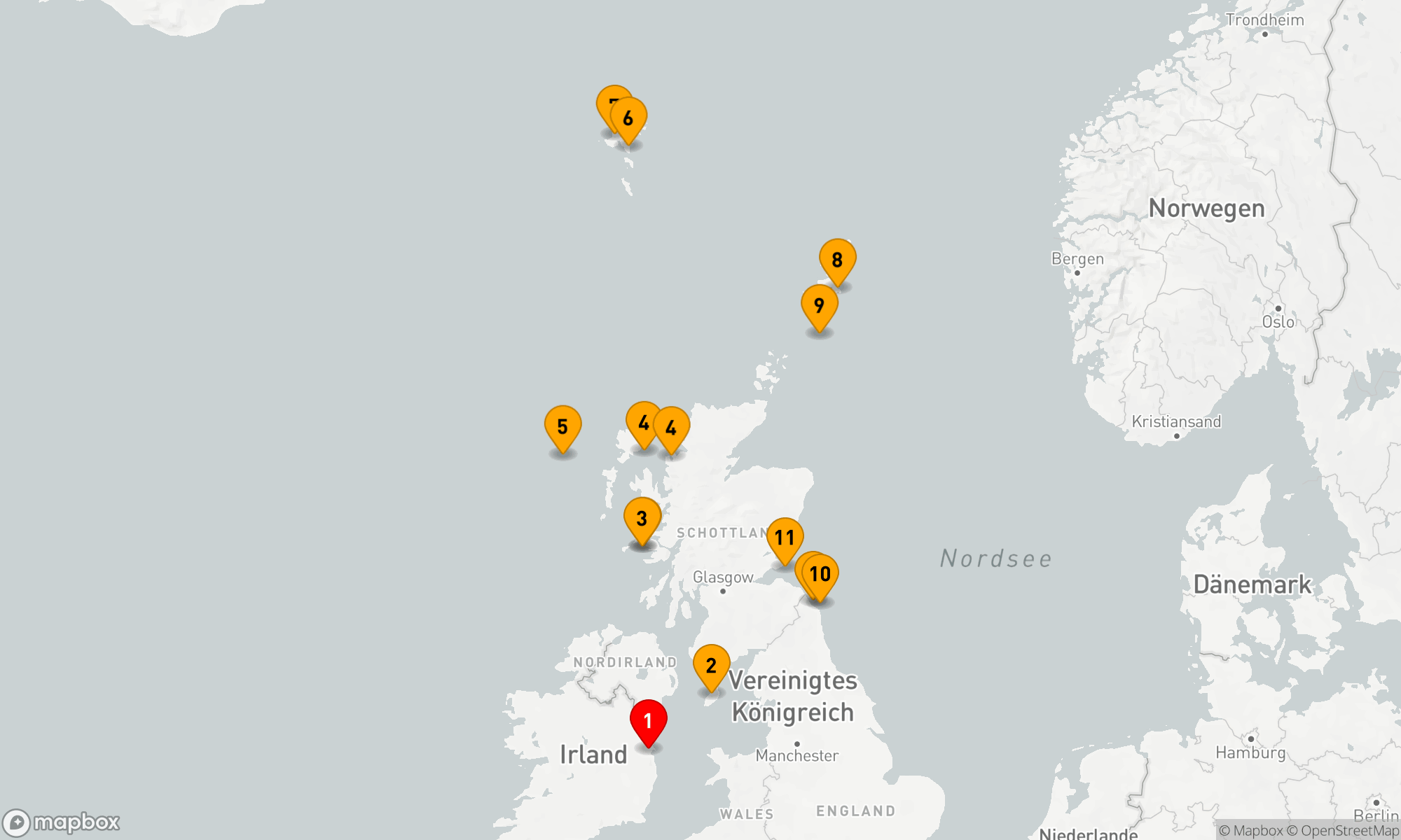 Route 11 Nächte - Keltische Entdeckungsreise: Von Dublin zu den nördlichen Inseln
