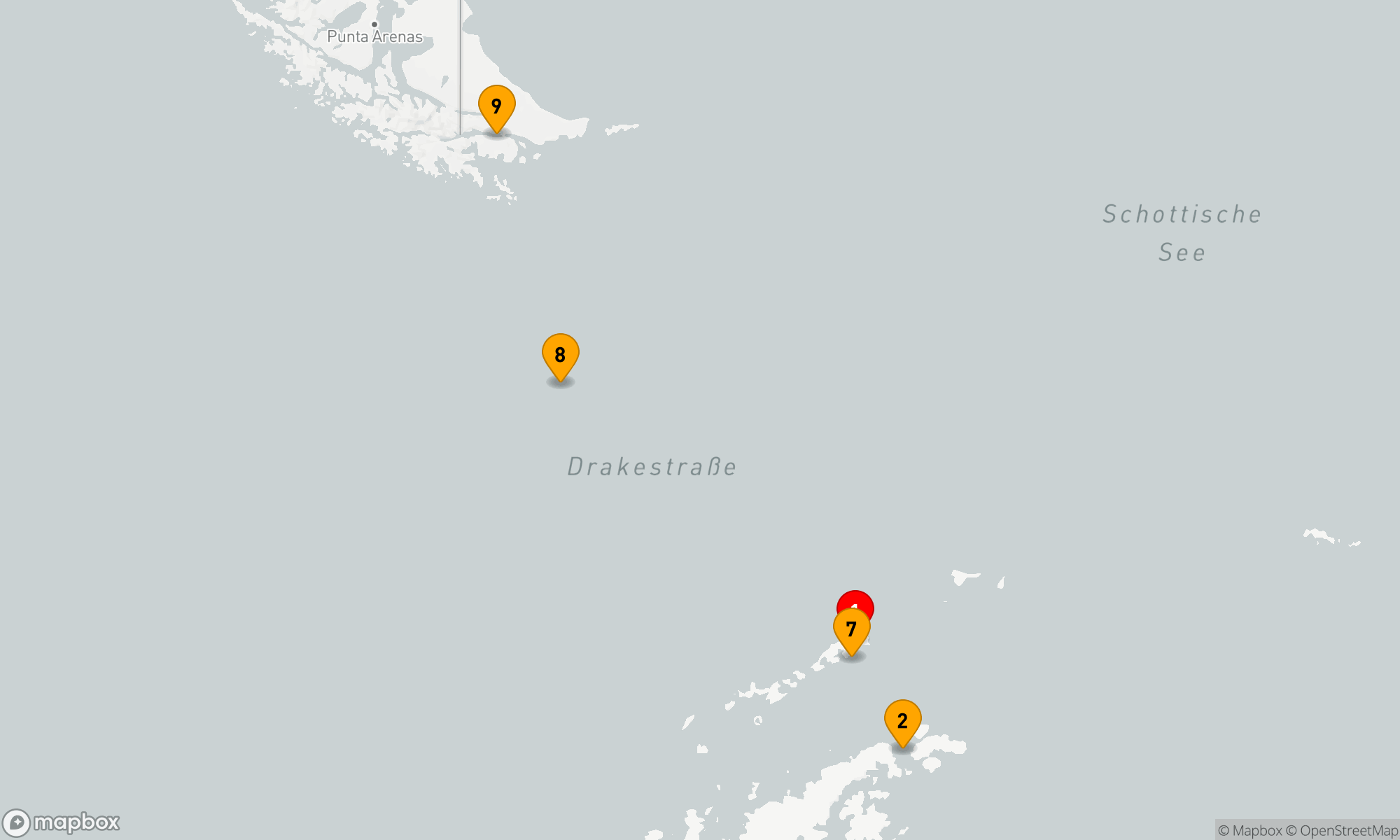 Route 9 Nächte - Antarktischer Entdeckerpfad
