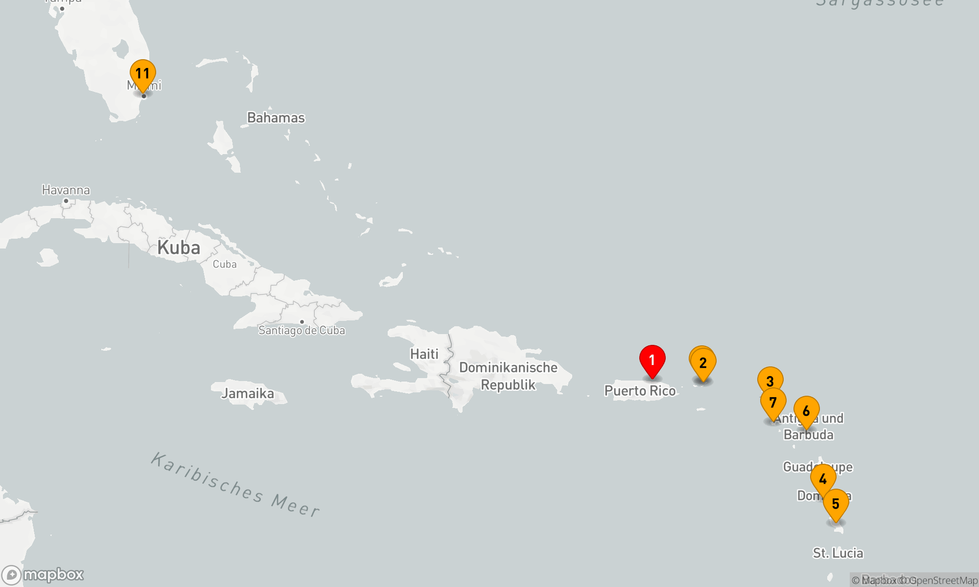 Route 10 Nächte - Karibische Eleganz: Entdeckungsreise von San Juan bis Miami