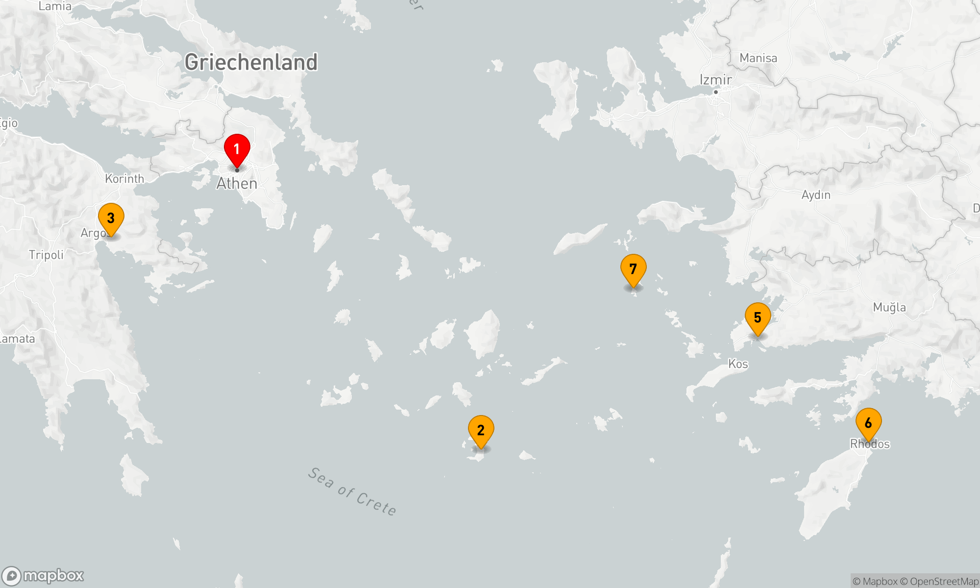 Route 7 Nächte - Ägäische Entdeckungsreise: Kultur und Küstenwunder