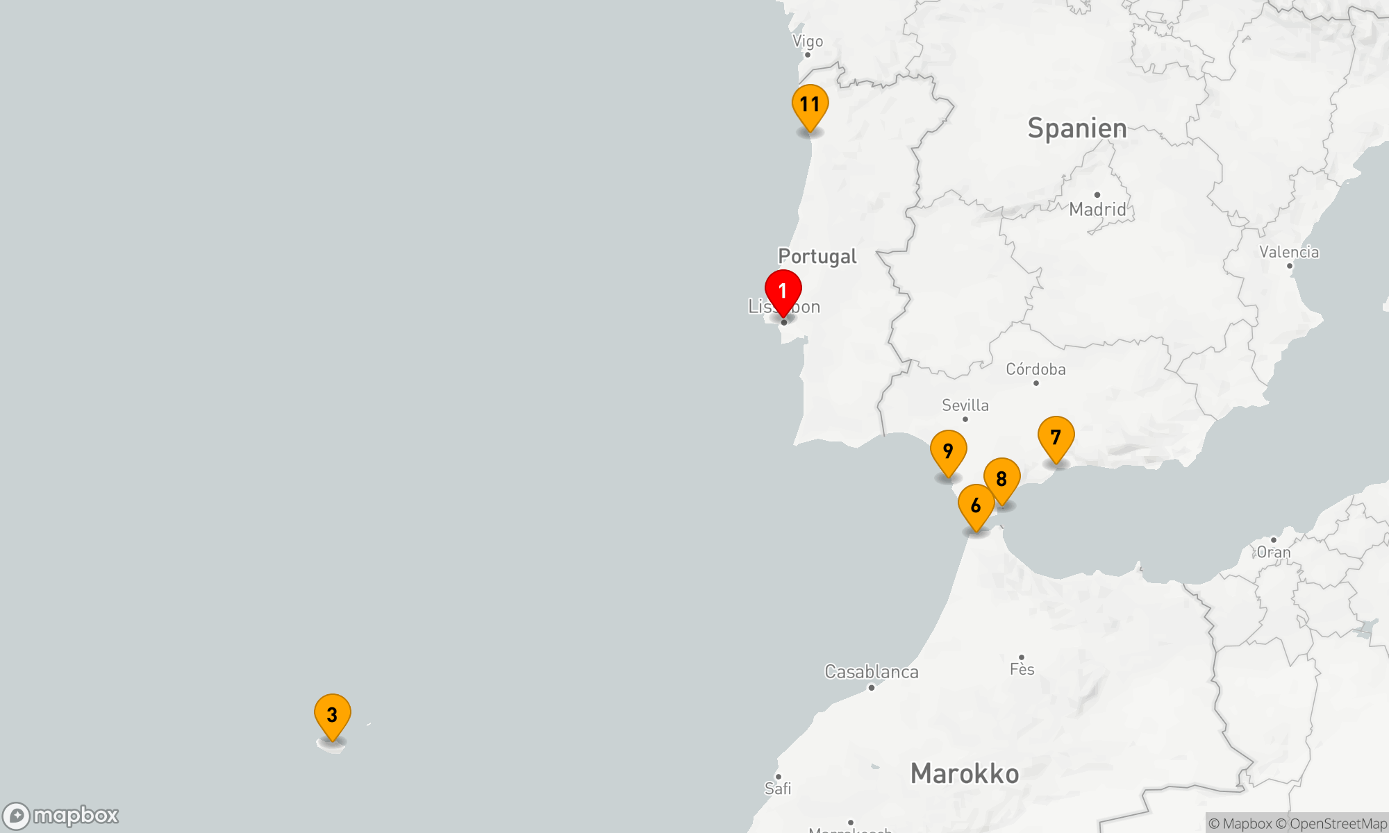 Route 11 Nächte - Schätze der Atlantikküste: Entdeckung zwischen Geschichte und Natur