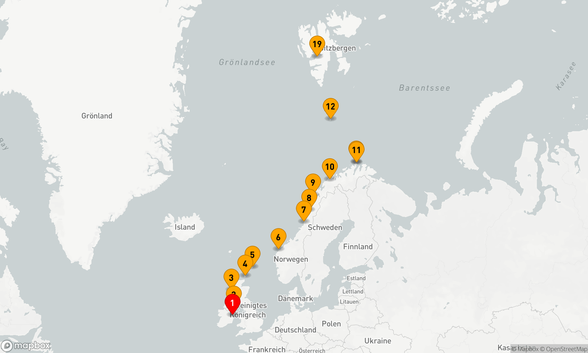 Route 18 Nächte - Faszinierende Fahrt zu den Nordlichtern