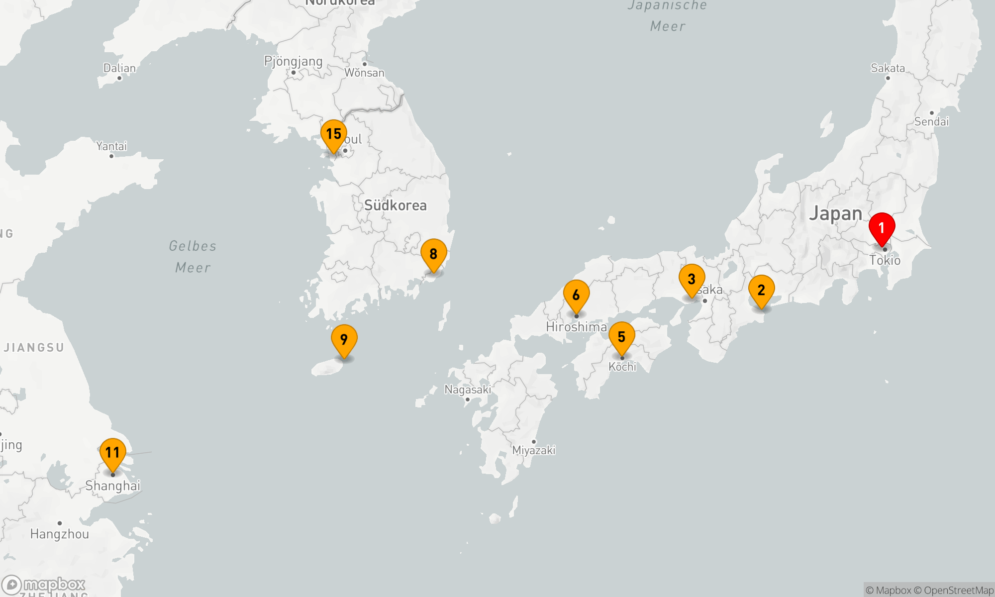 Route 14 Nächte - Kulturschätze Asiens: Von Nippon nach Korea
